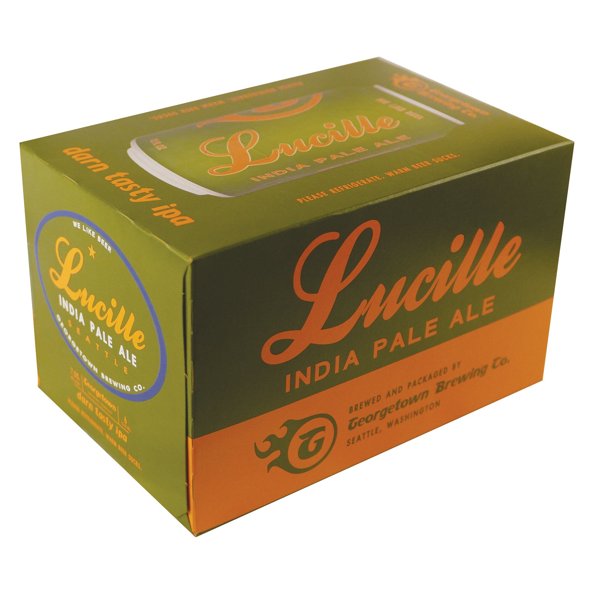 GEORGETOWN BREWING LUCILLE IPA SEATTLE, WA 6/12OZ