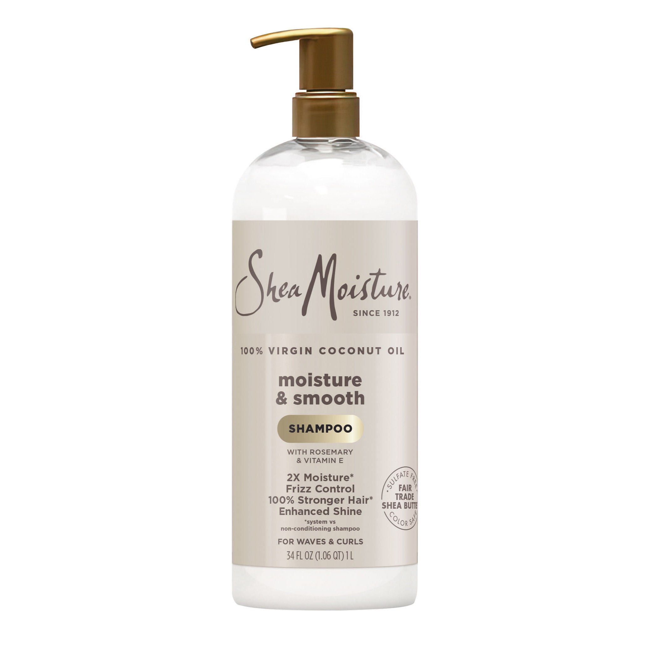 SHEA MOISTURE MOISTURE & SMOOTH SHAMPOO 34 OZ