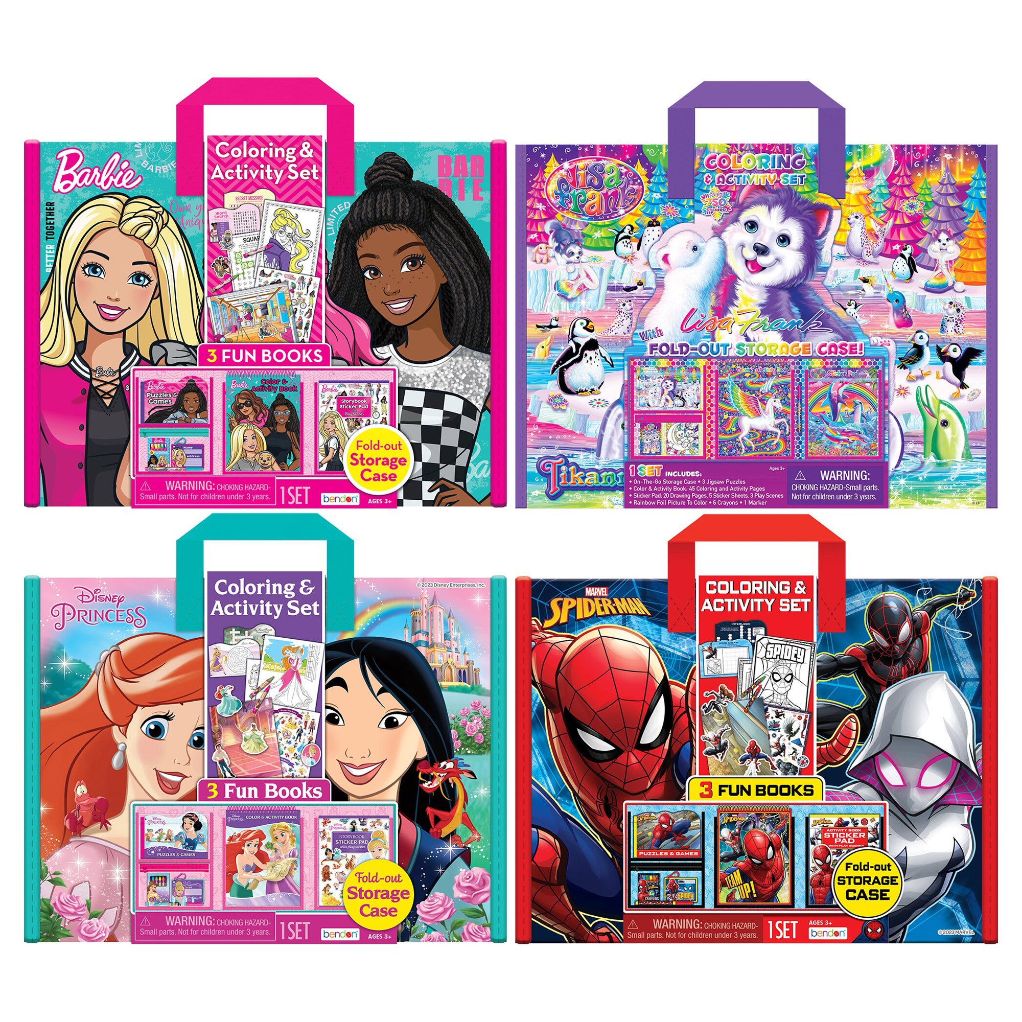 TRIFOLD COLORING AND ACTIVITY SET ASSORTMENT