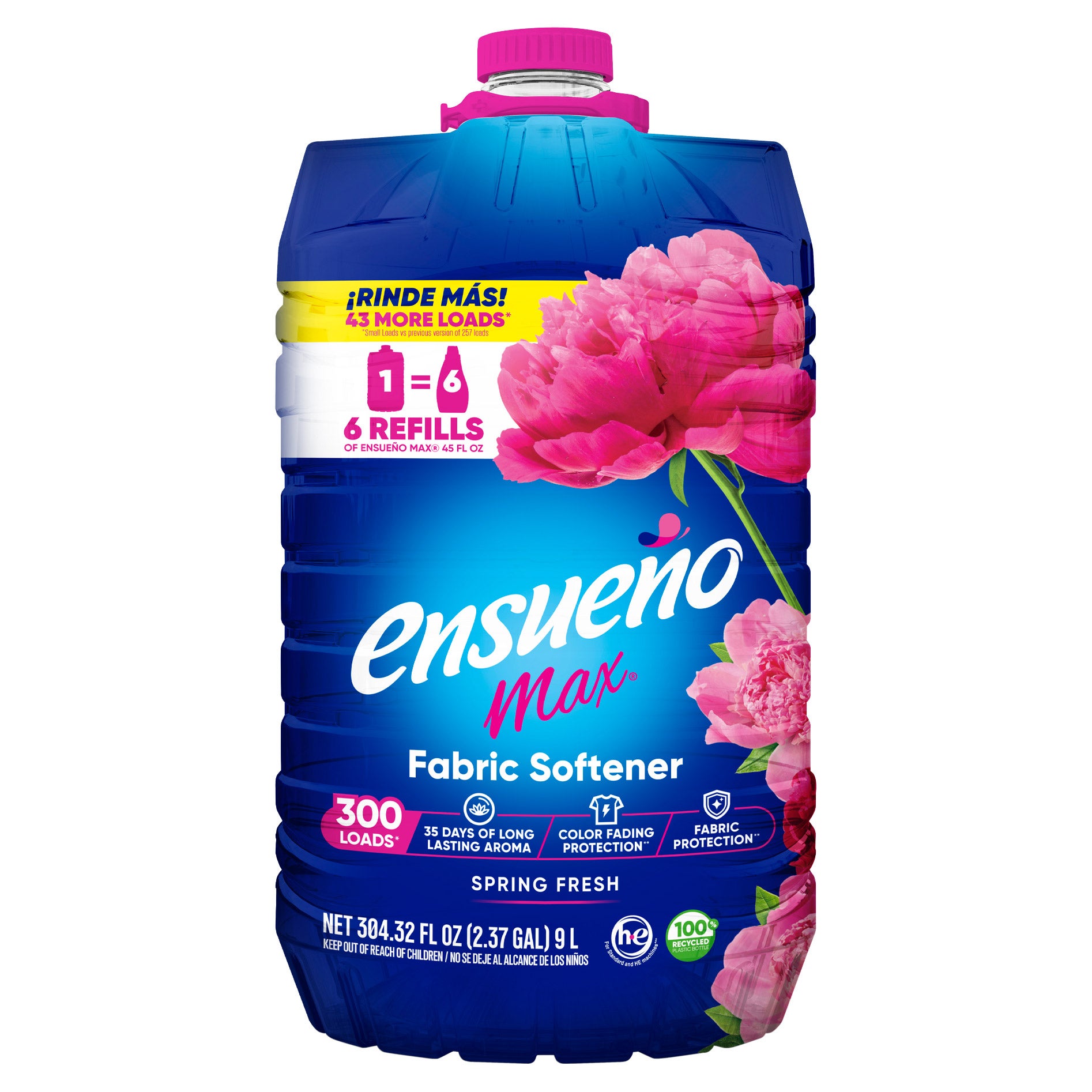 ENSUENO MAX FABRIC SOFTENER 304 FL OZ 300LDS 9.5QT - Image 1