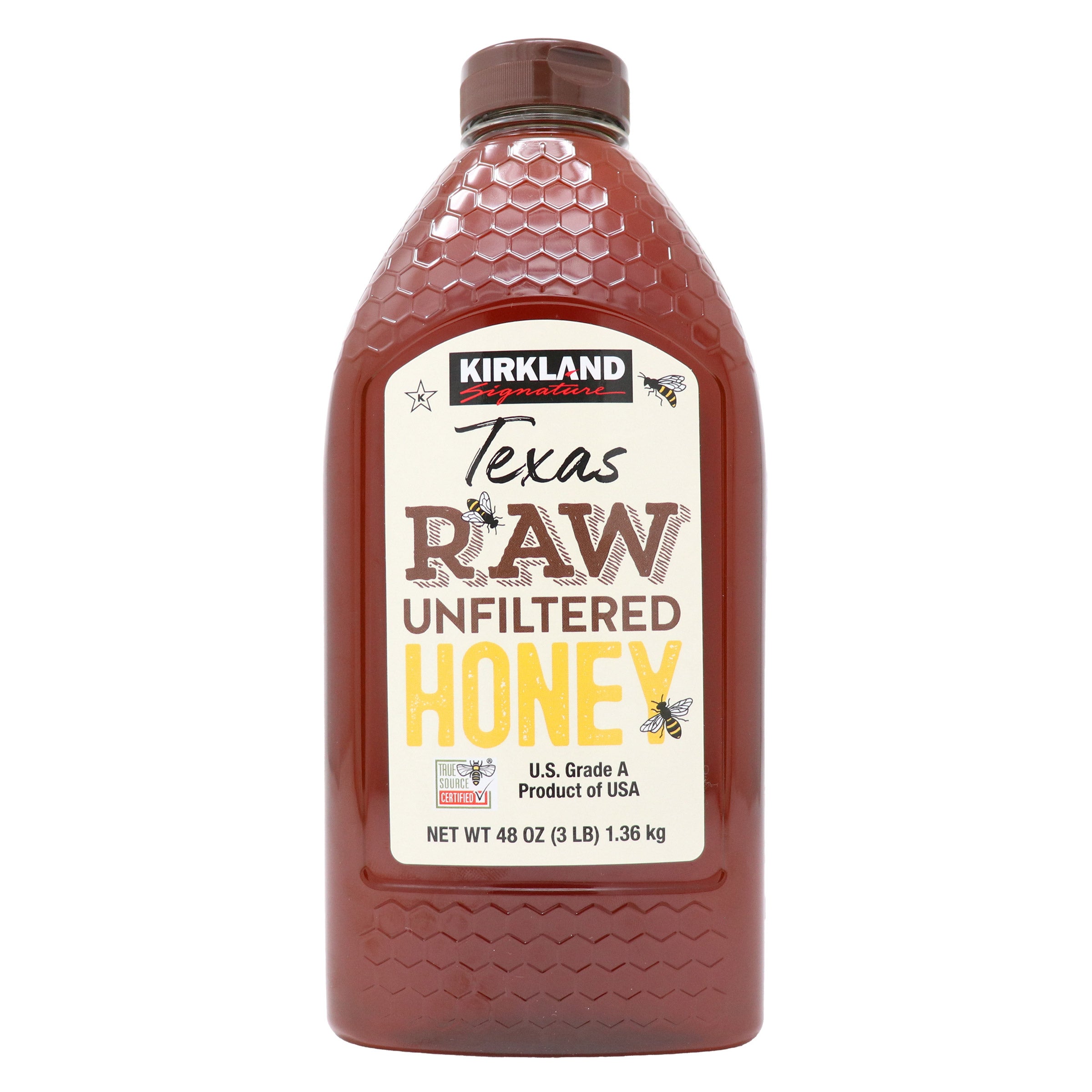 KIRKLAND SIGNATURE TEXAS RAW UNFILTERED HONEY 48 OZ
