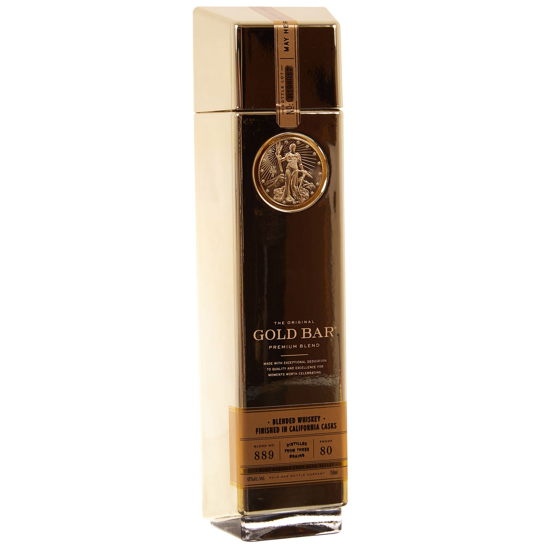 GOLD BAR WHISKEY PREMIUM BLEND SAN FRANCISCO 750ML