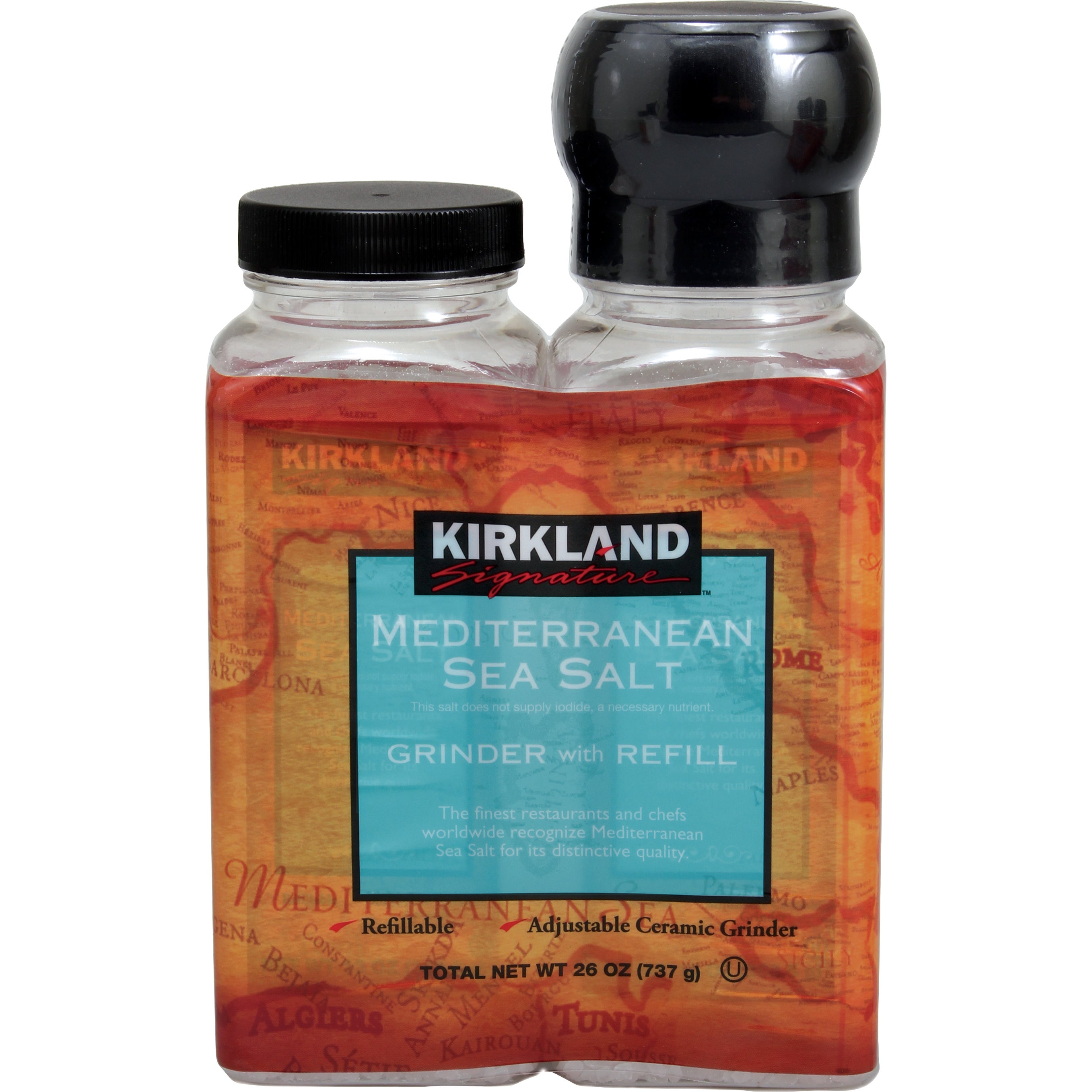 KIRKLAND SIGNATURE MEDITERRANEAN SEA SALT 26 OZ - Image 1
