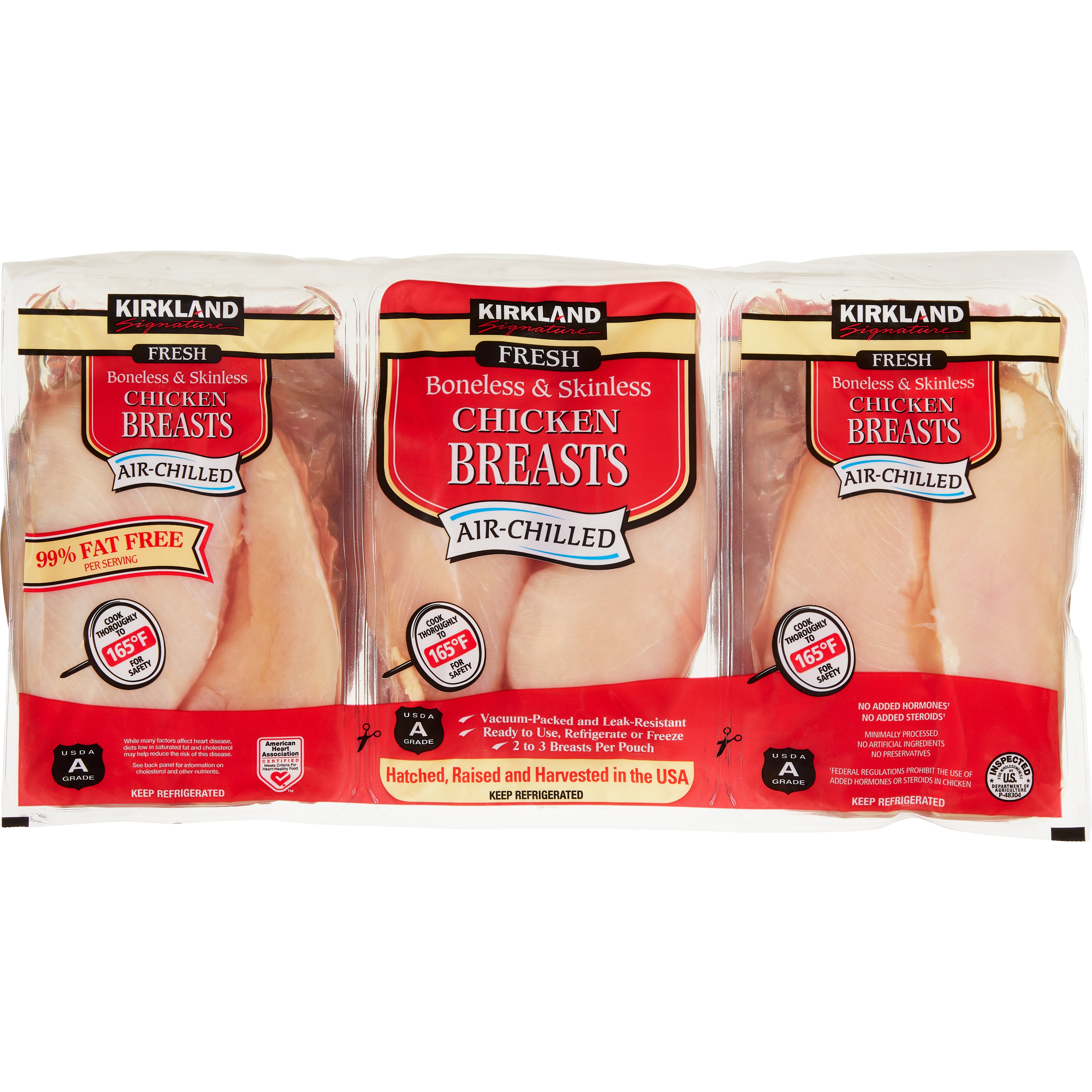 BONELESS SKINLESS BREAST AIR-CHILLED PER LB - Image 1