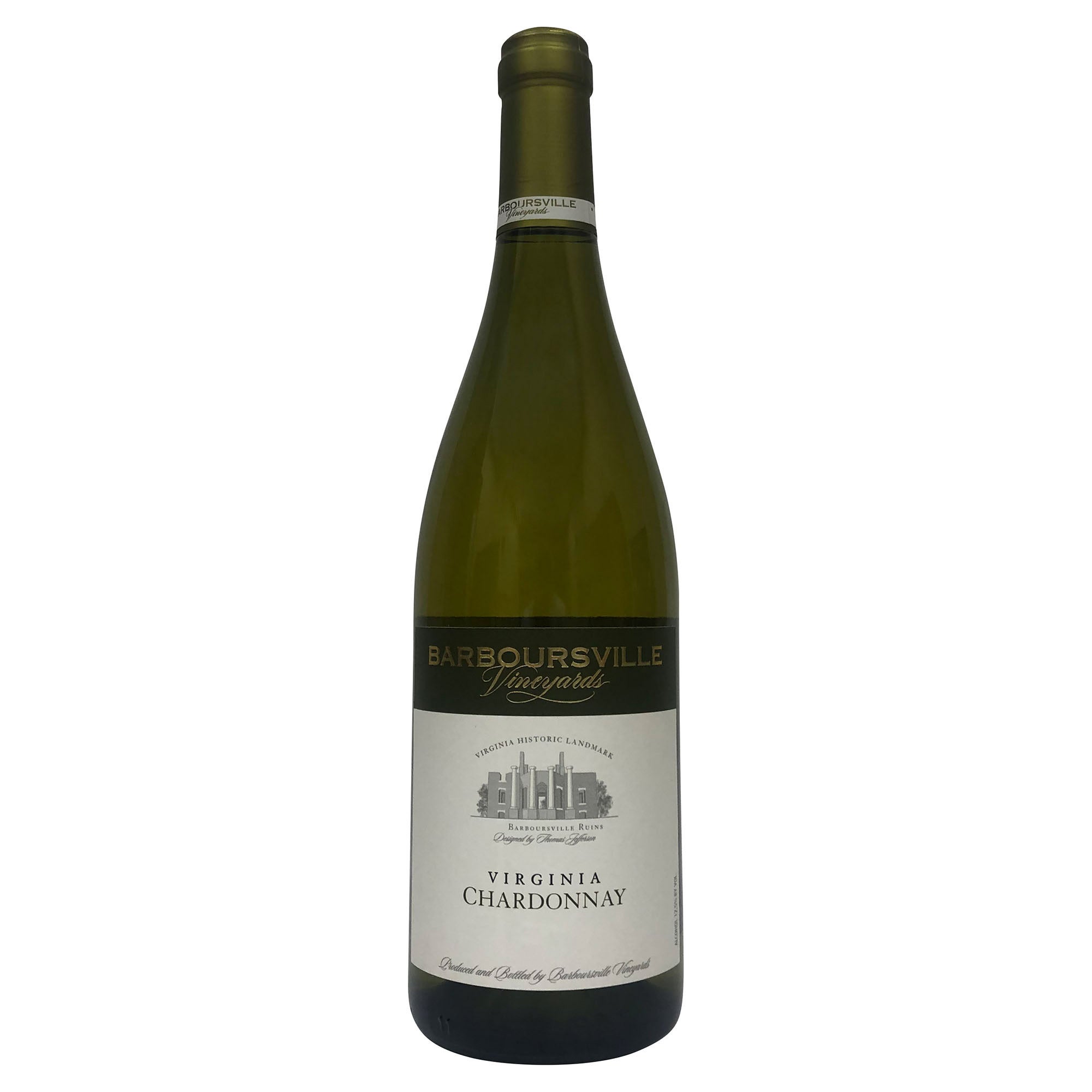 BARBOURSVILLE CHARDONNAY VIRGINIA 750 ML