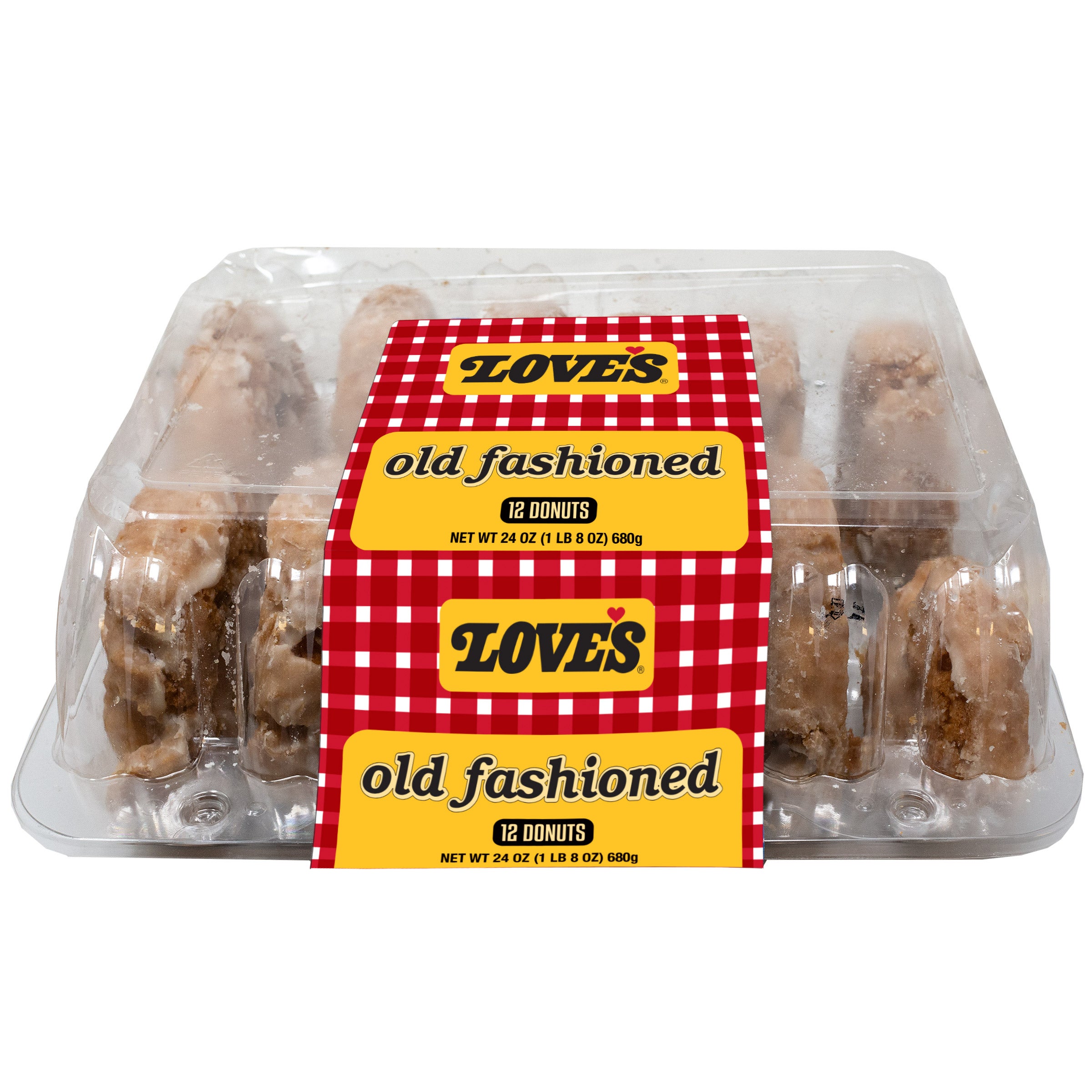 LOVE'S BAKERY OLD FASHION DONUTS 12 CT 27 OZ