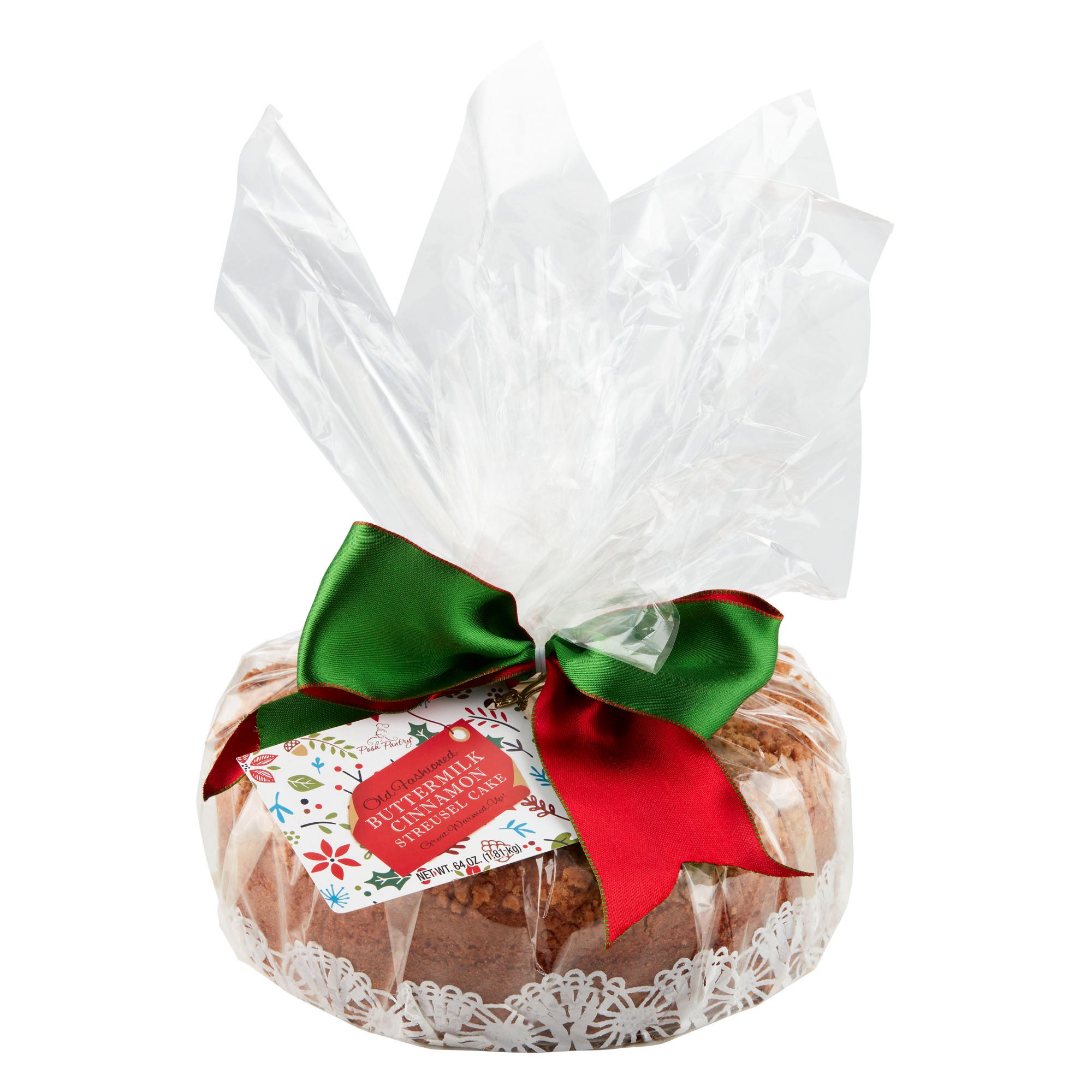 POSH PANTRY BUTTERMILK CINNAMON STREUSEL CAKE 64 OZ