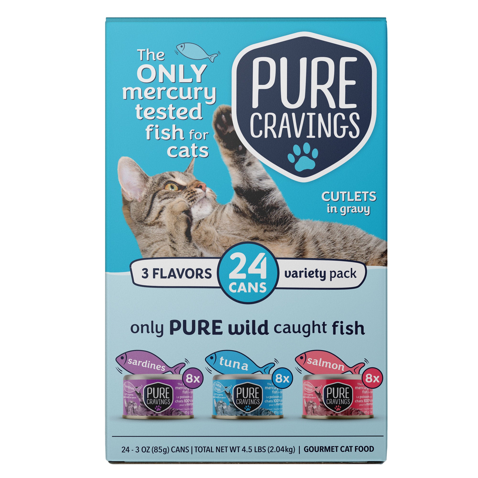 PURE CRAVINGS PRIME CUTS VARIETY 24 COUNT 3 OUNCES EACH - Image 1