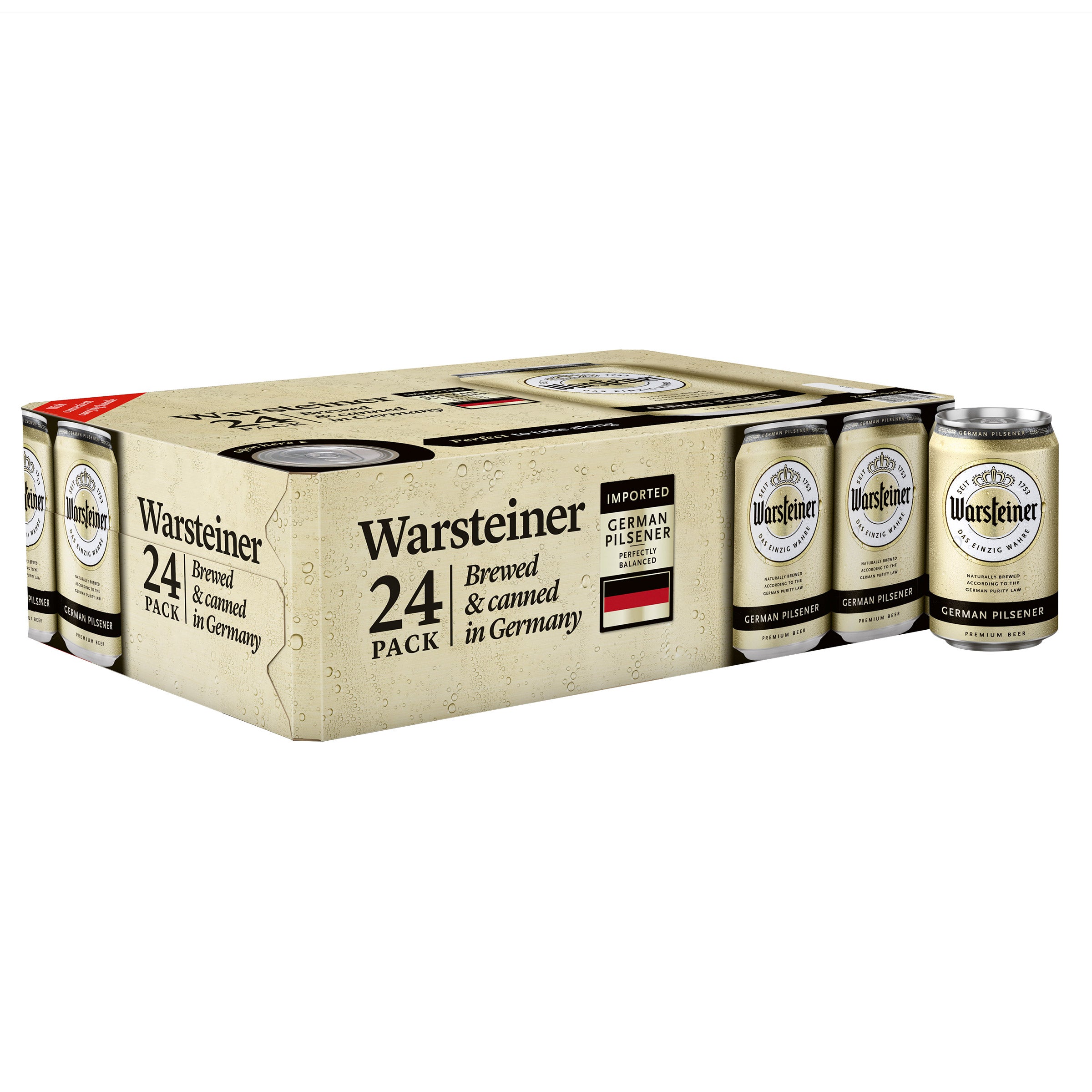 WARSTEINER PILSNER GERMANY 24/11.2 OZ