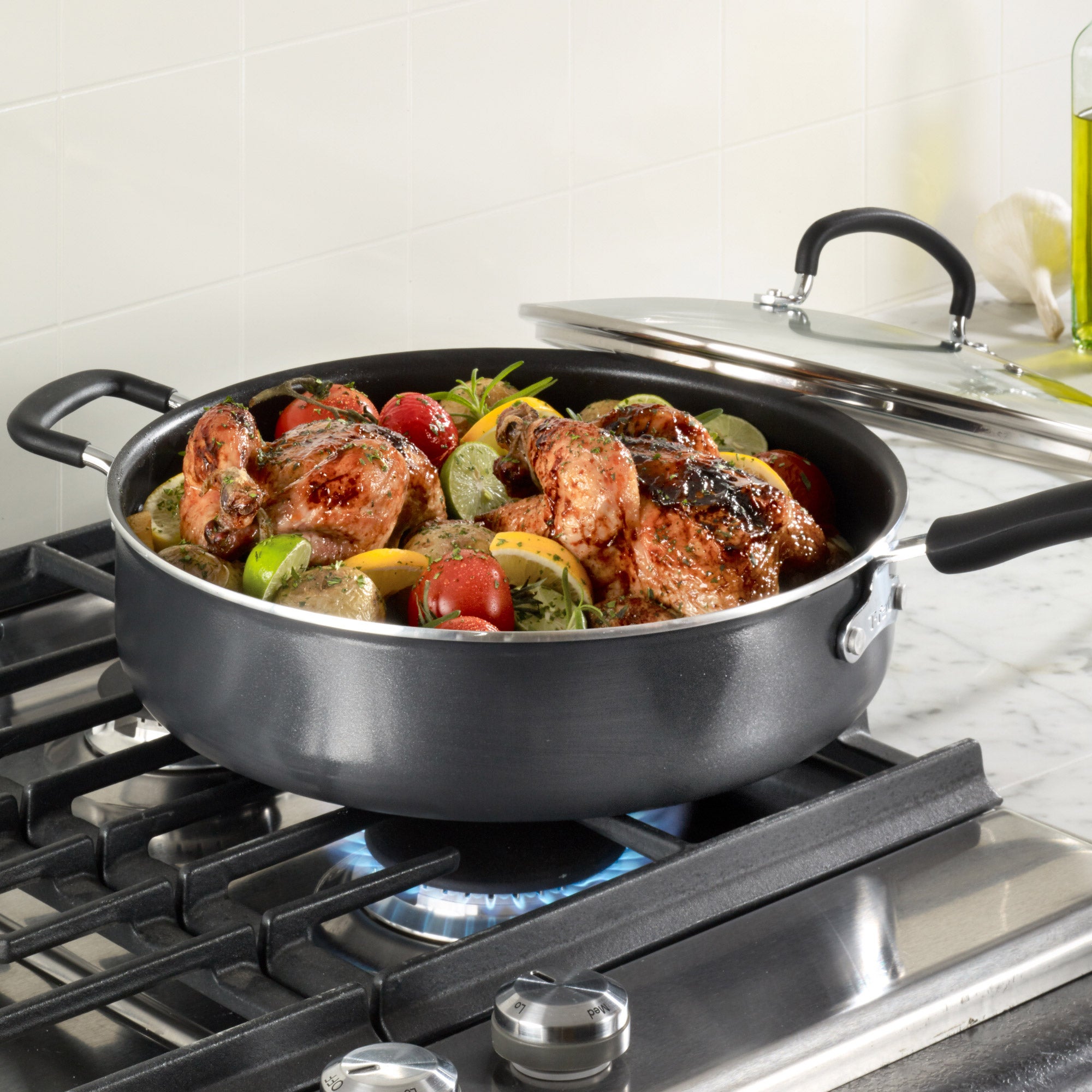 T-FAL 5.5QT JUMBO COOKER WITH LID - Image 1