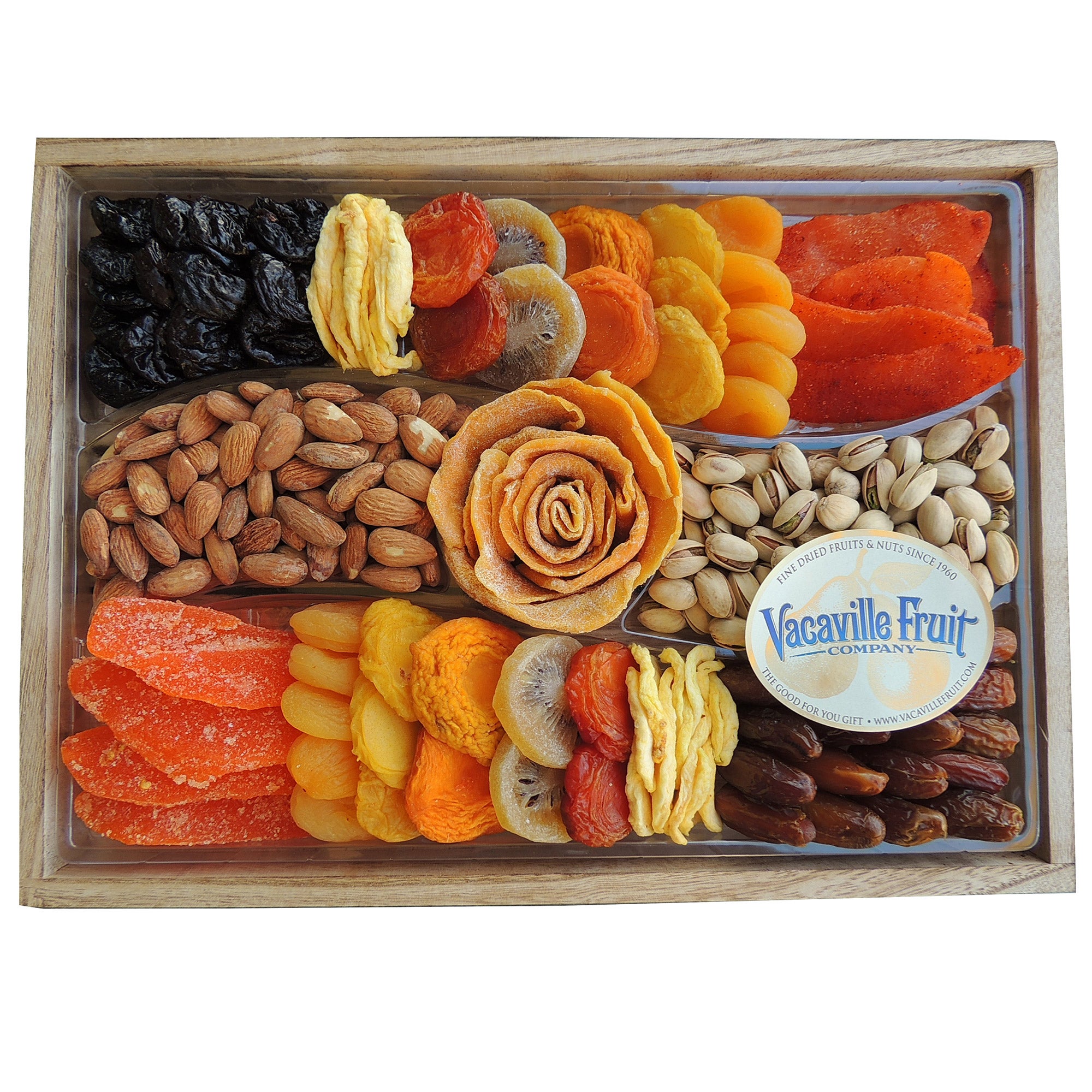 VACAVILLE FRUIT CO FRUIT & NUT TRAY 36 OZ - Image 1