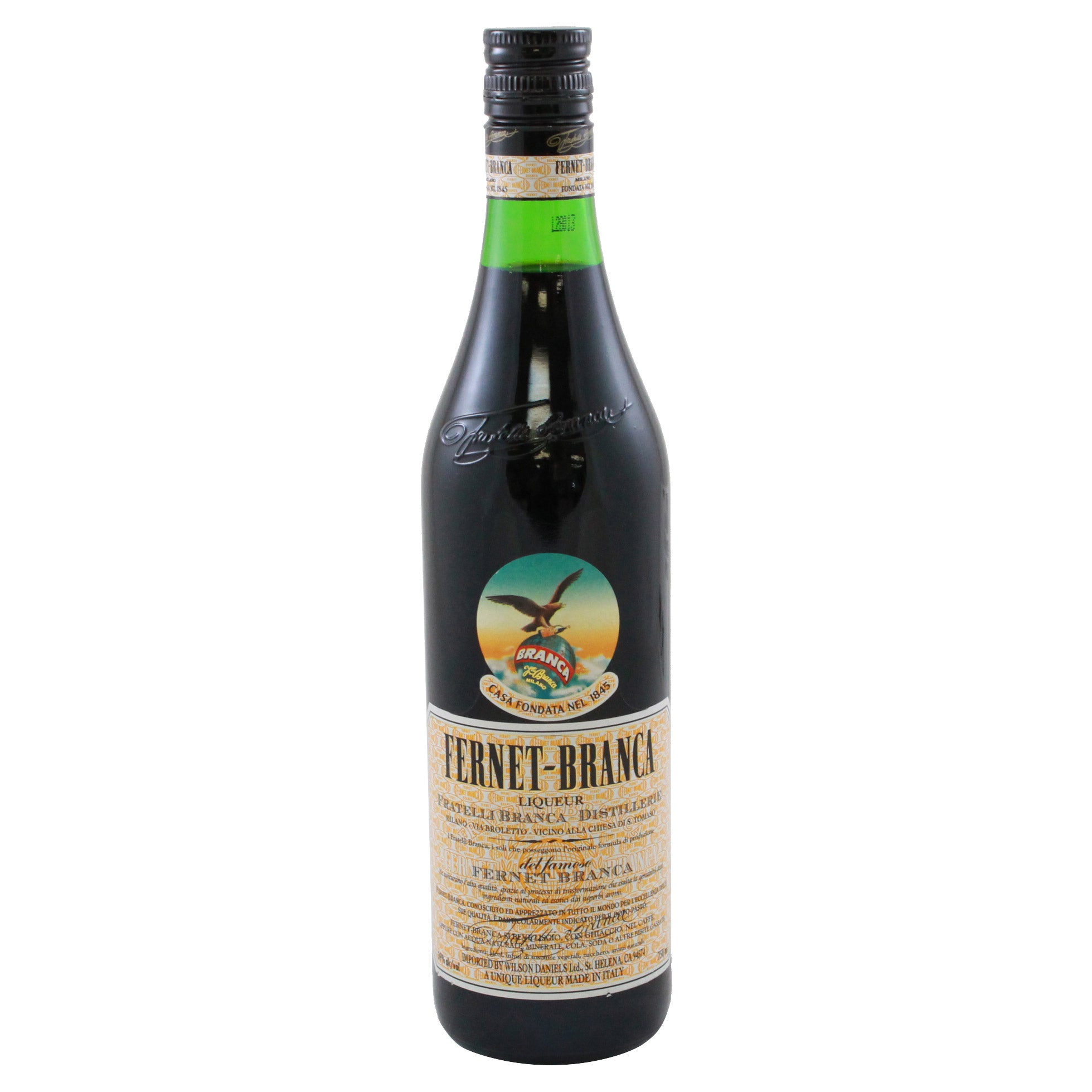 FERNET BRANCA BITTERS LIQUEUR ITALY 750ML