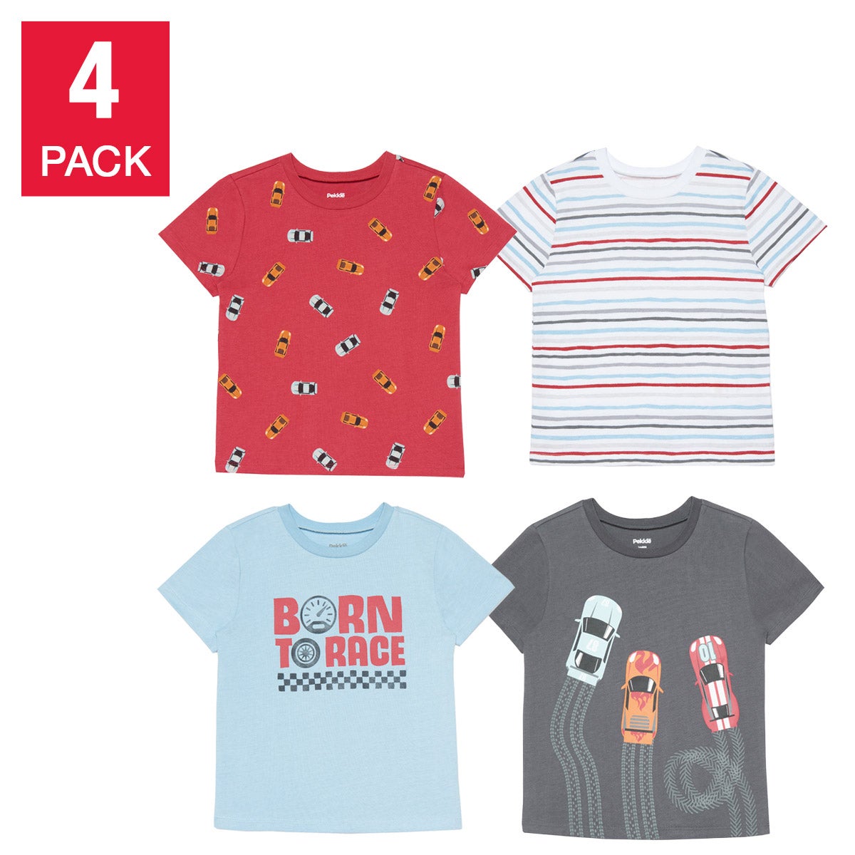 PEKKLE KIDS' 4-PACK TEE - Image 1