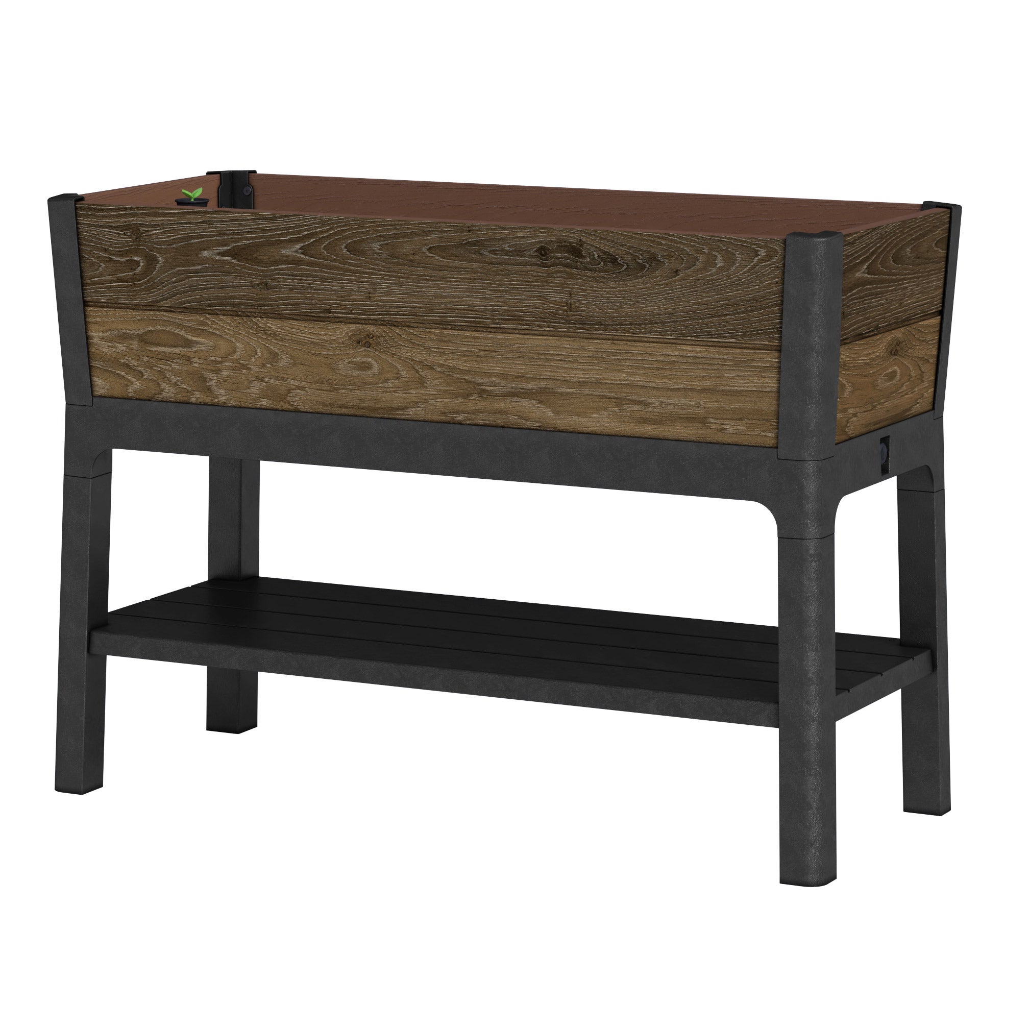 KETER WALNUT ELEVATED GARDEN BED - Image 1