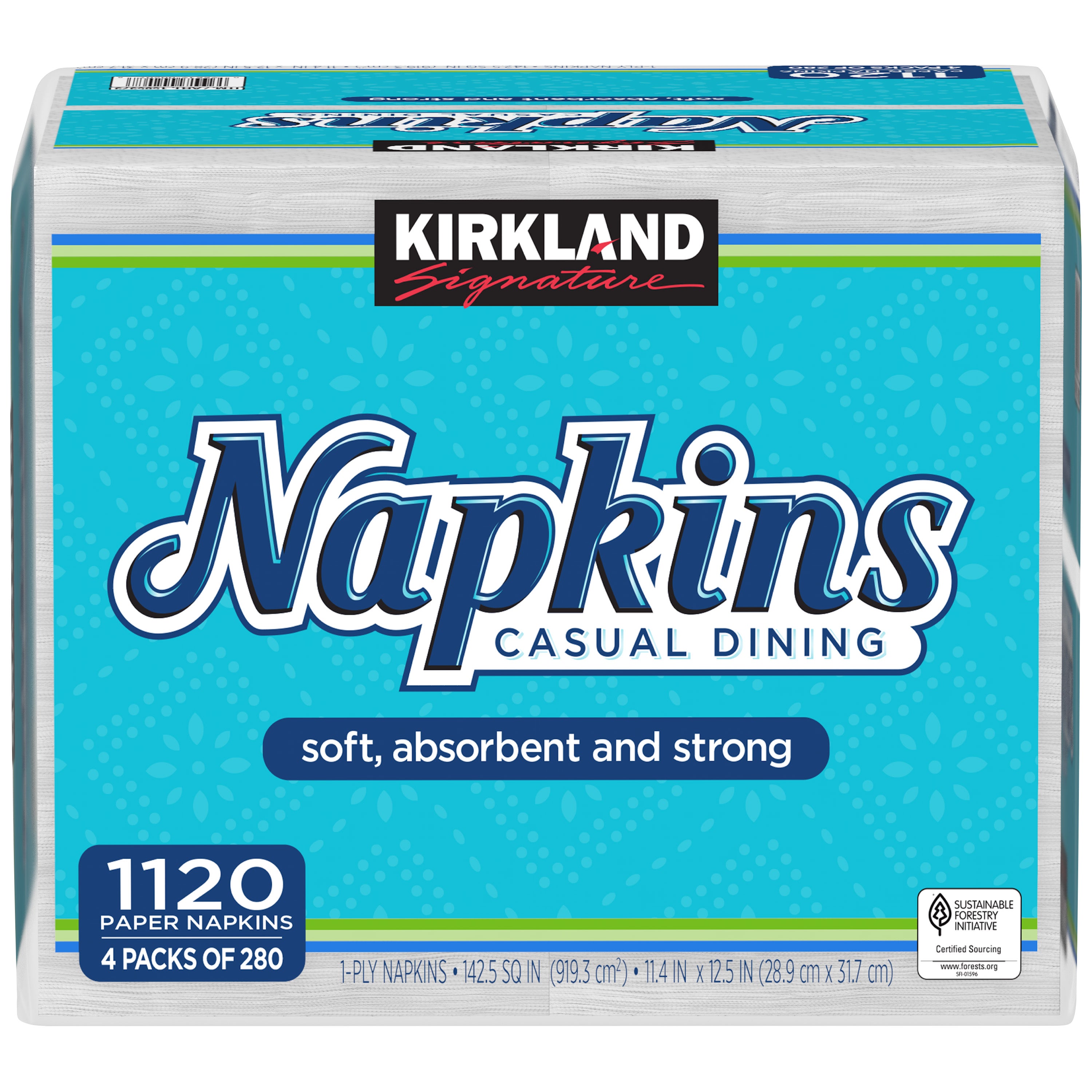 KIRKLAND SIGNATURE CASUAL DINING NAPKIN 1120 CT - Image 1