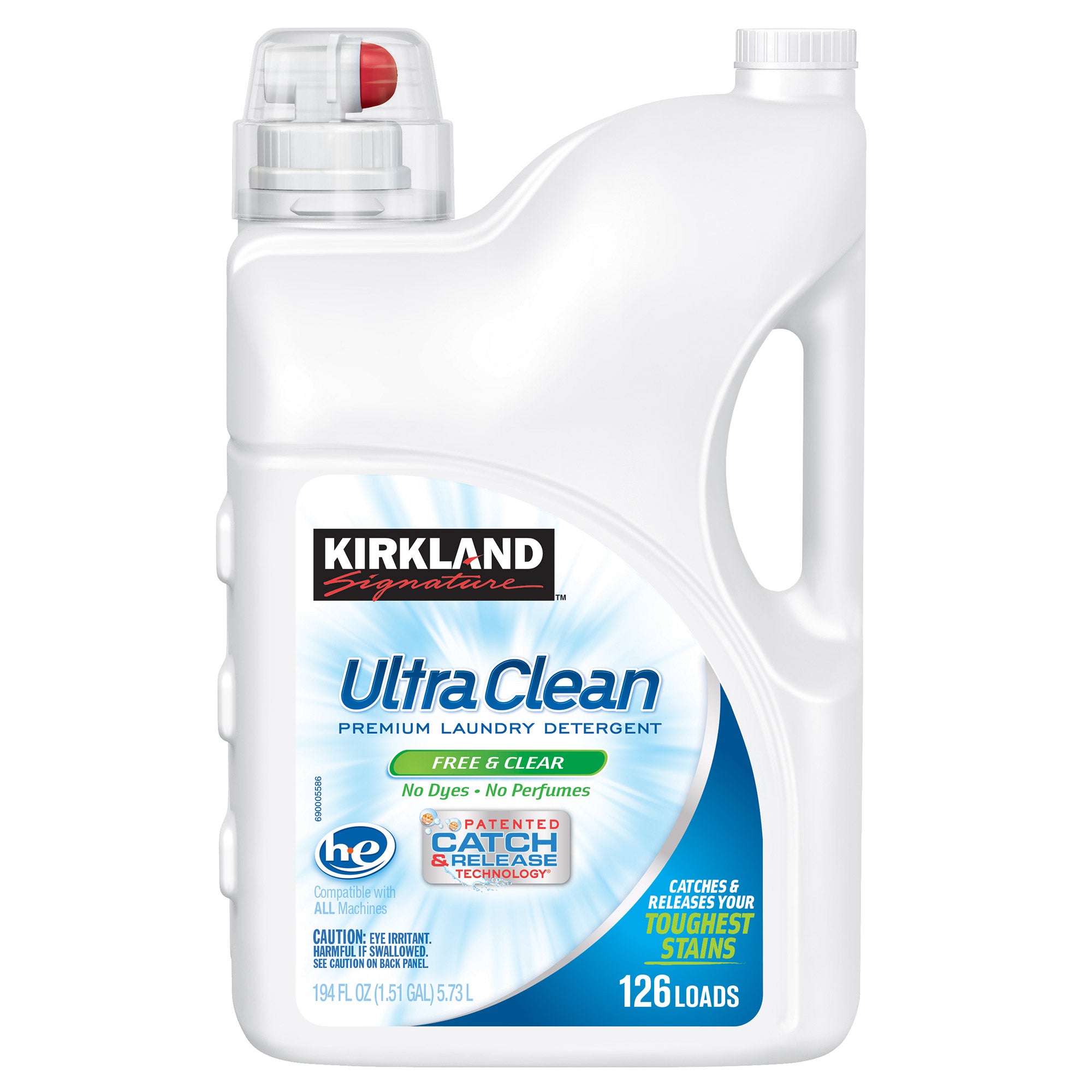 KIRKLAND SIGNATURE ULTRA FREE & CLEAR 126 LOADS / 194 OZ - Image 1