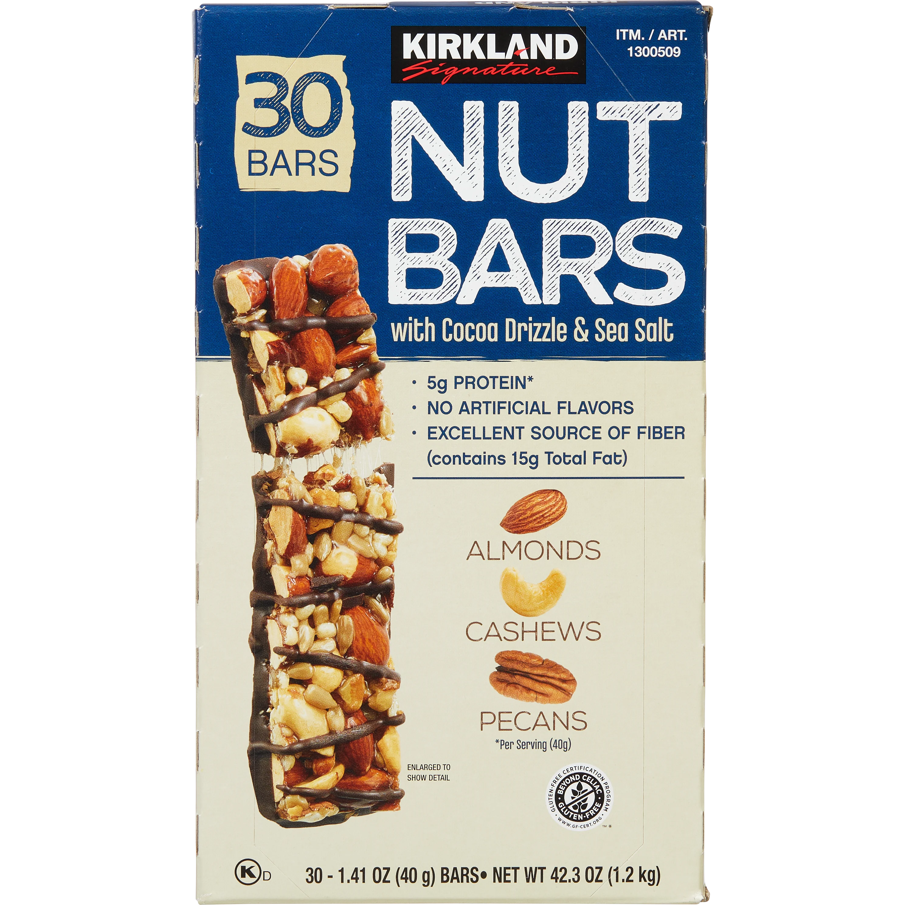 KIRKLAND SIGNATURE NUT BARS 30/1.41 OZ - Image 1