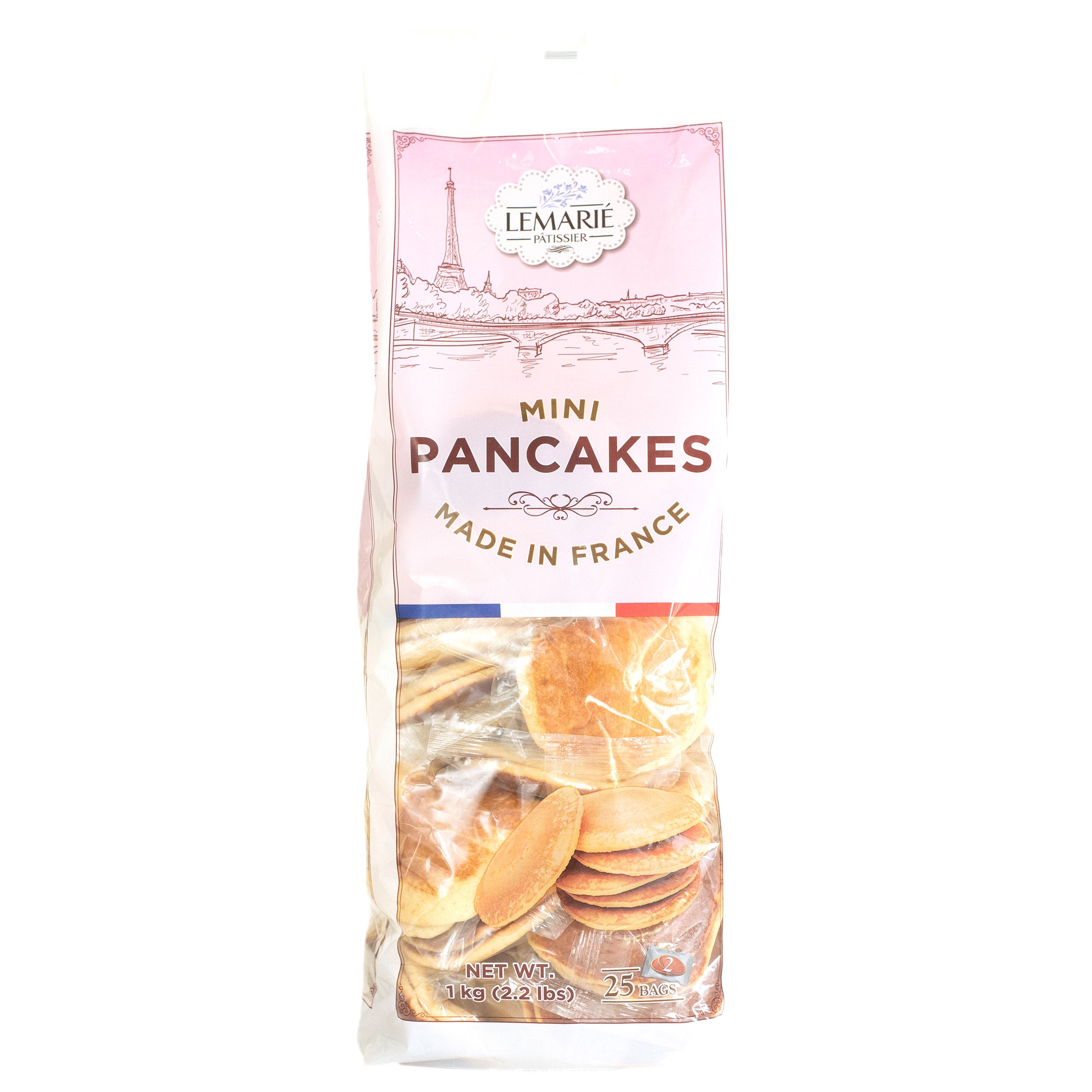 LEMARIE PATISSIER MINI PANCAKES 35.3 OUNCE BAG