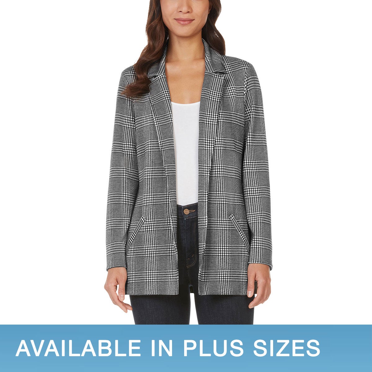 MATTY M WOMEN'S KNIT BLAZER - Image 1