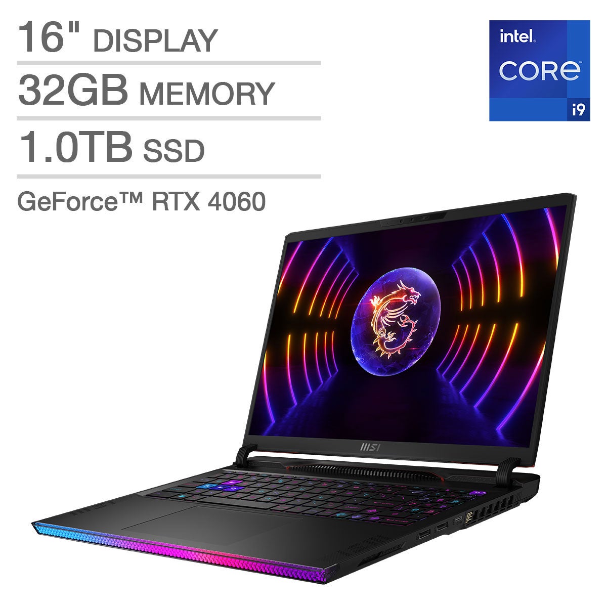 MSI GE68HX 16¨ GAMING LAPTOP ^ NVIDIA GEFORCE RTX4060