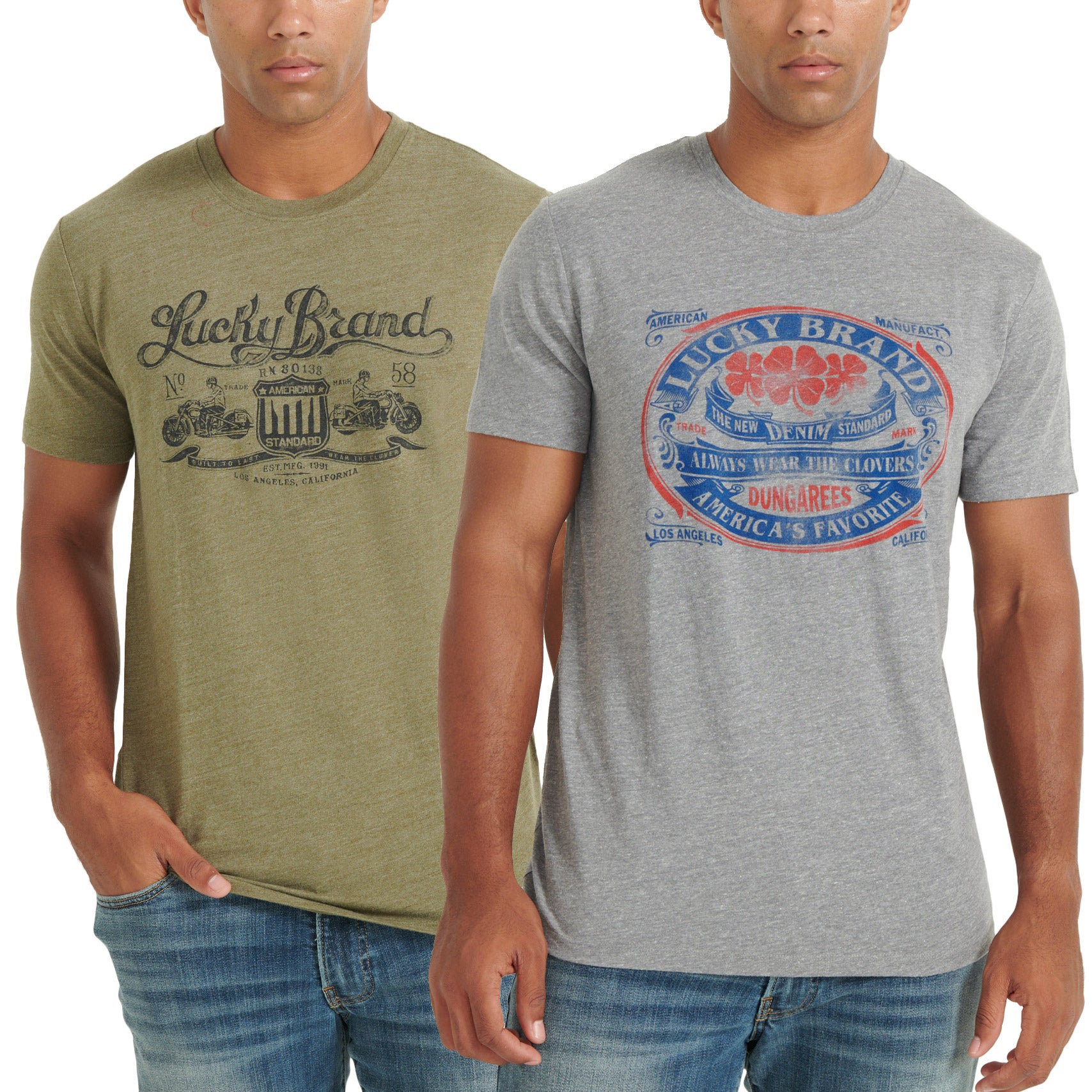 LUCKY BRAND MEN'S GRAPHIC TEE - Image 1