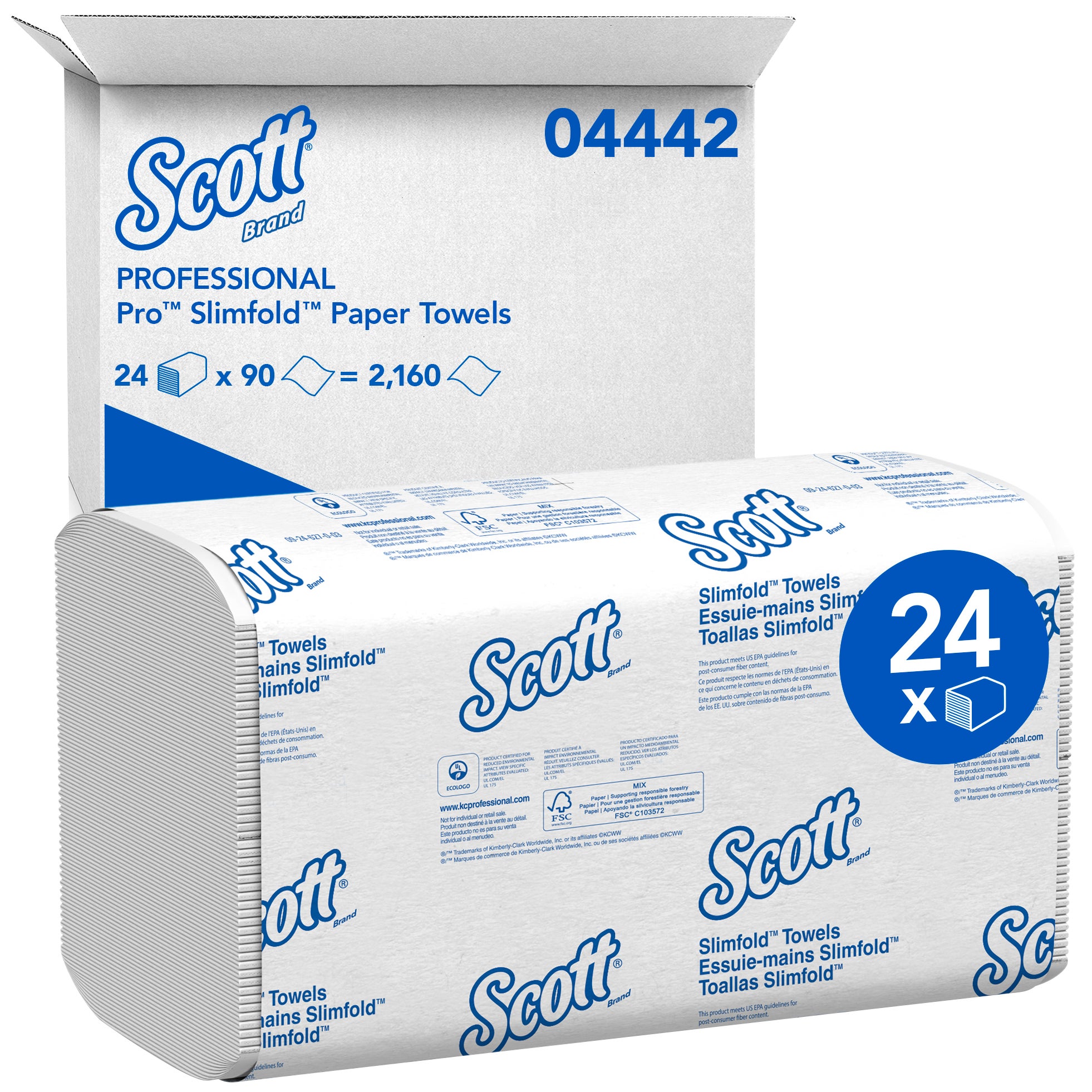 KLEENEX SLIMFOLD PAPER TOWELS KCC04442 - Image 1
