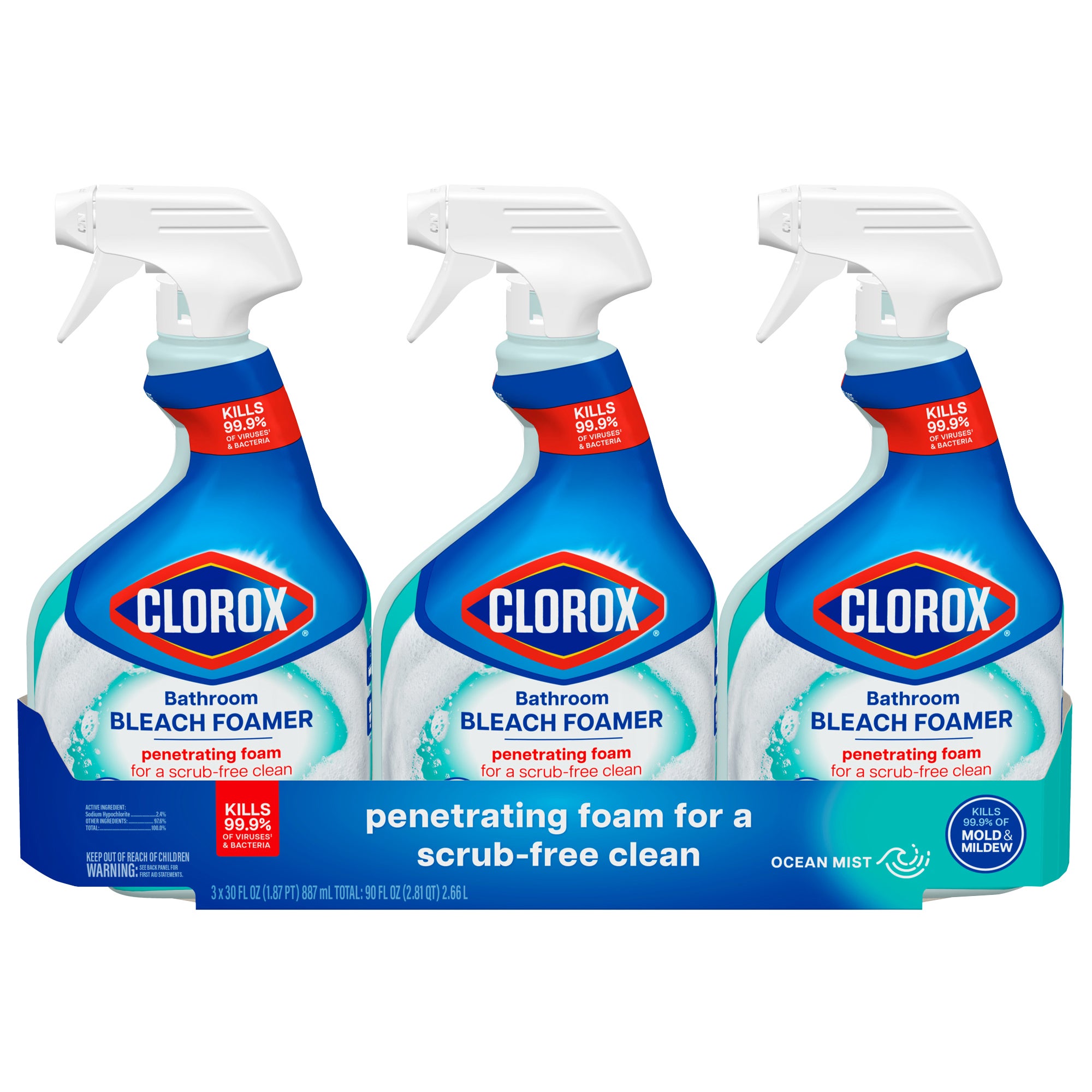 CLOROX BATHROOM BLEACH FOAMER 3/3O FL OZ - Image 1
