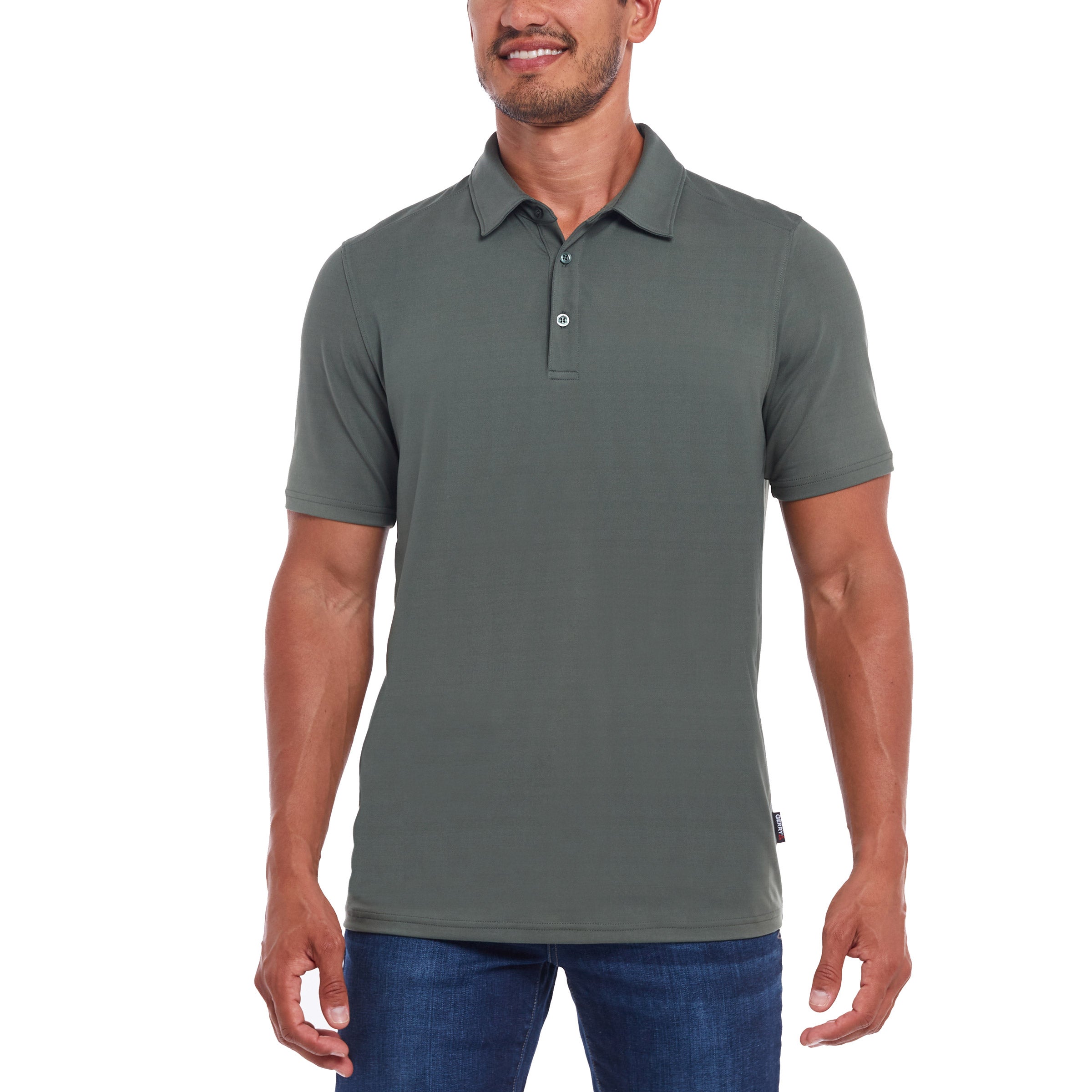 GERRY MEN'S SHORT SLEEVE POLO - Image 1