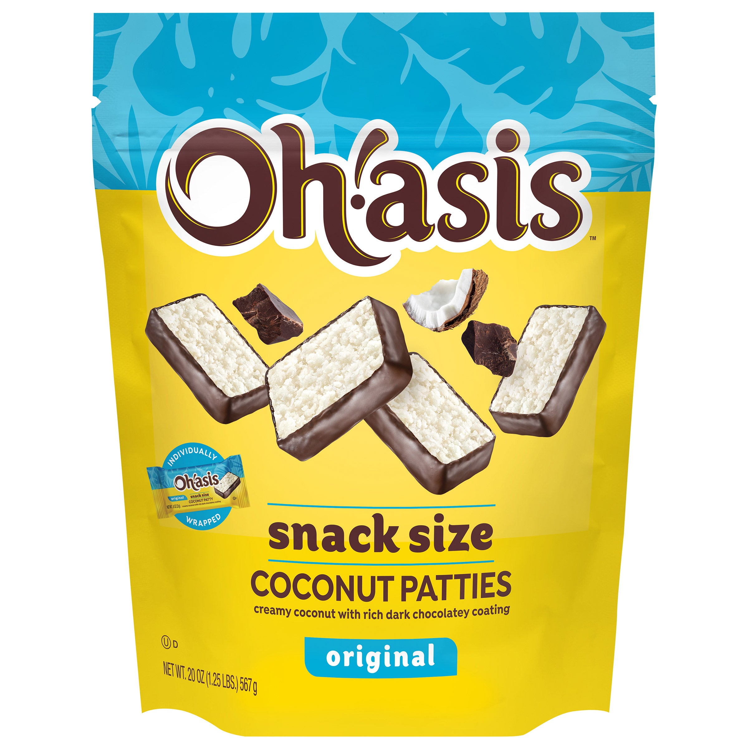 OH!ASIS COCONUT PATTIES 20 OZ