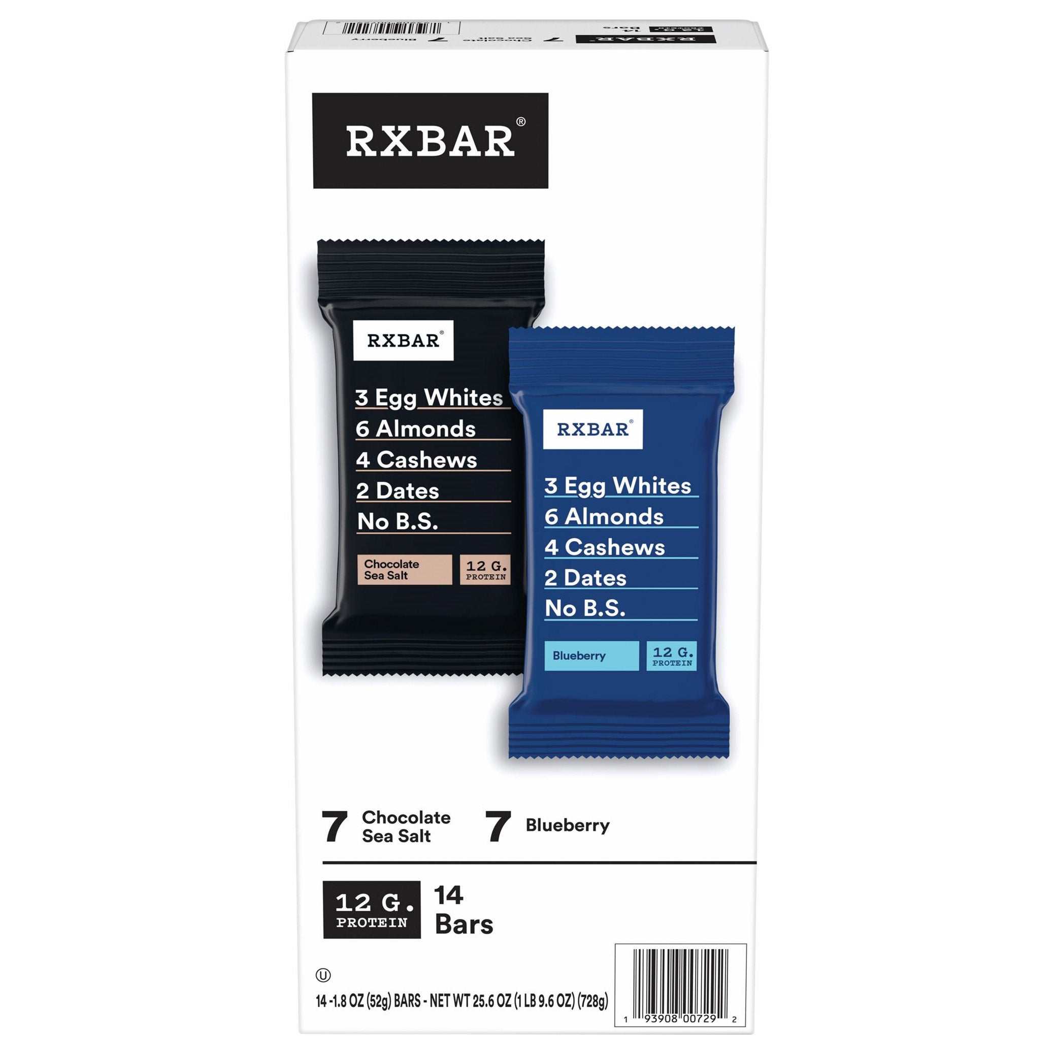 RXBAR VARIETY PROTEIN BARS 14 COUNT BOX - Image 1