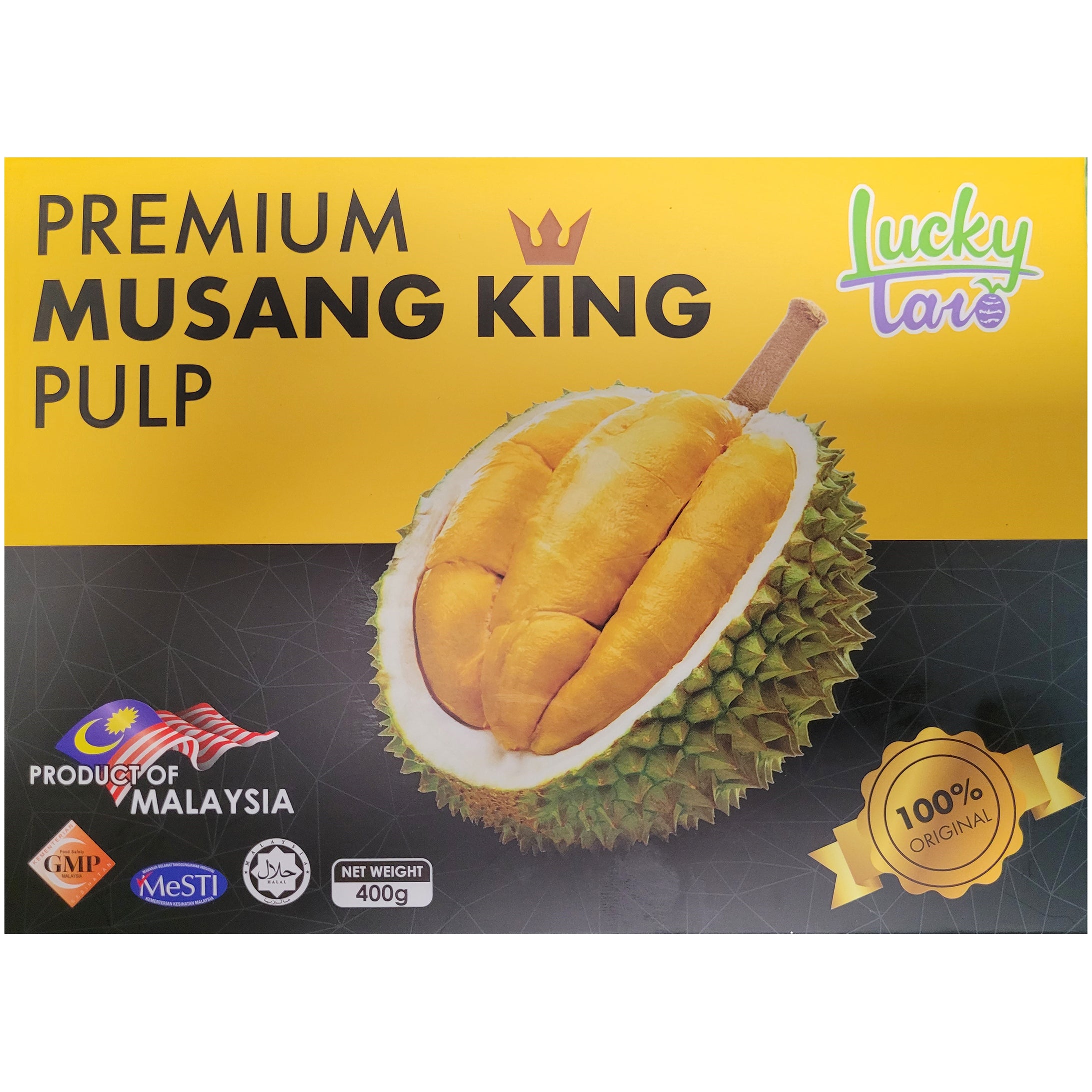 LUCKY TARO MUSANG KING DURIAN PULP 14 OUNCES - Image 1