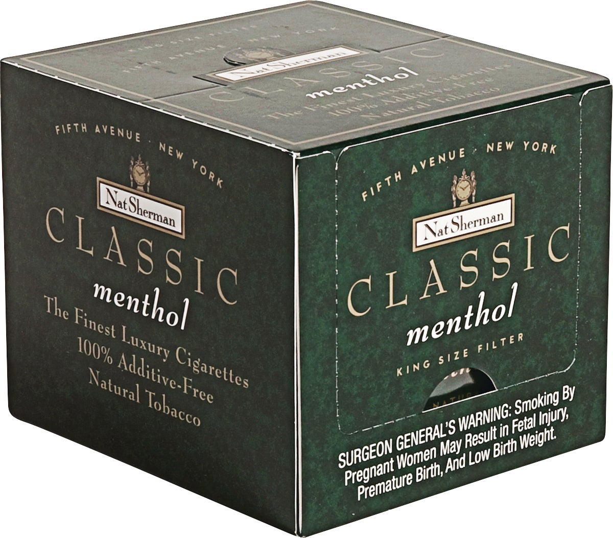 NAT SHERMAN CLASSIC MENTHOL 5/20 CT