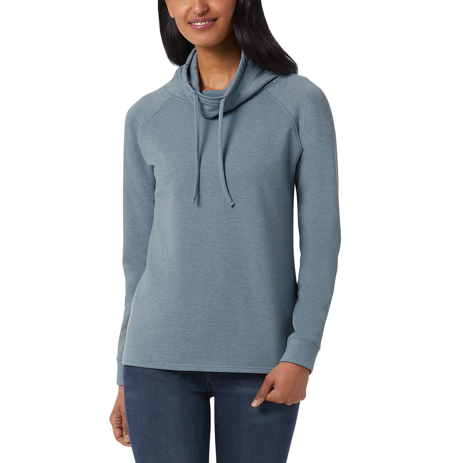 32 DEGREES LADIES FUNNEL NECK PULLOVER - Image 1