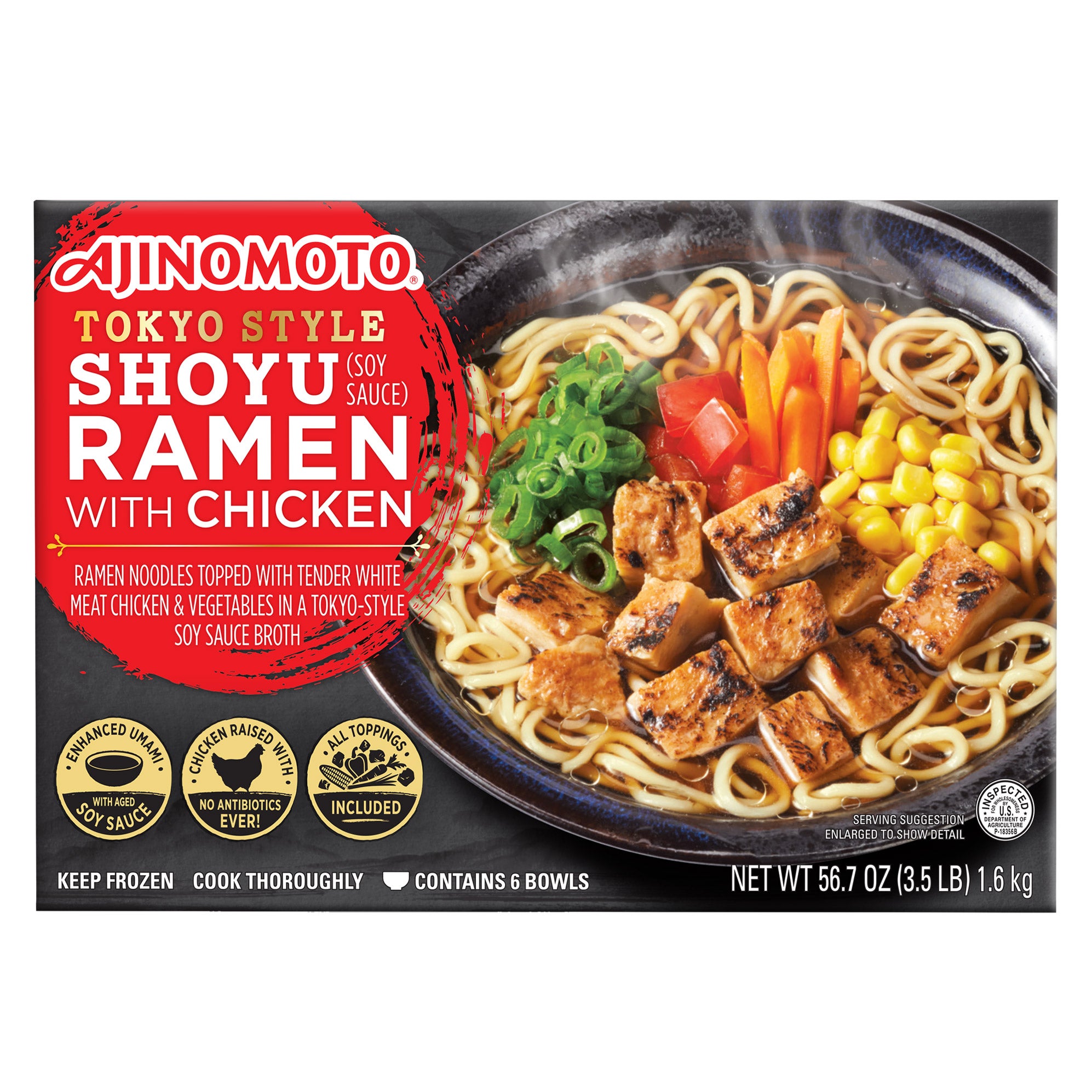 AJINOMOTO SHOYU RAMEN BOWLS 6/9.45 OZ - Image 1