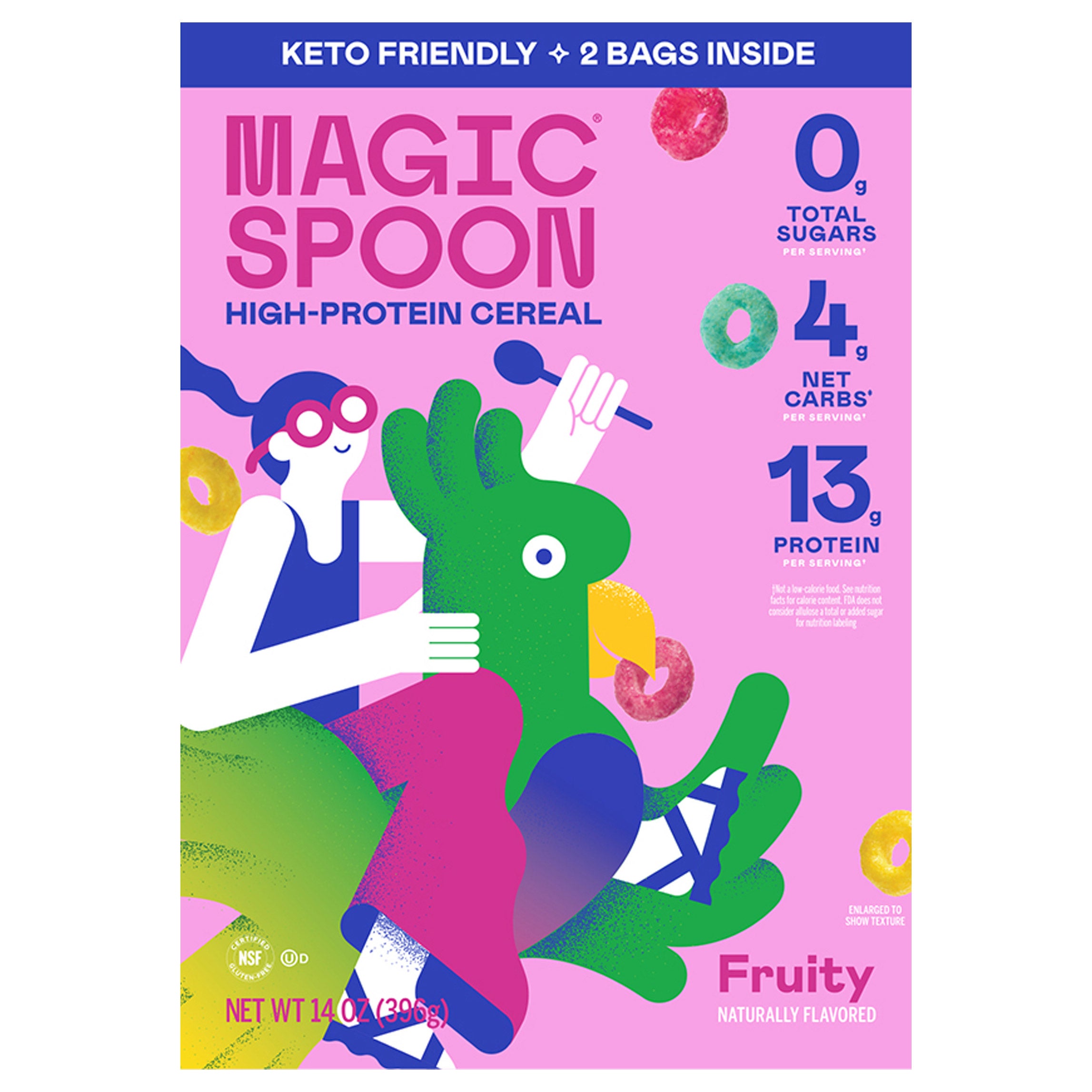 MAGIC SPOON FRUITY CEREAL 2/7 OUNCE BAGS