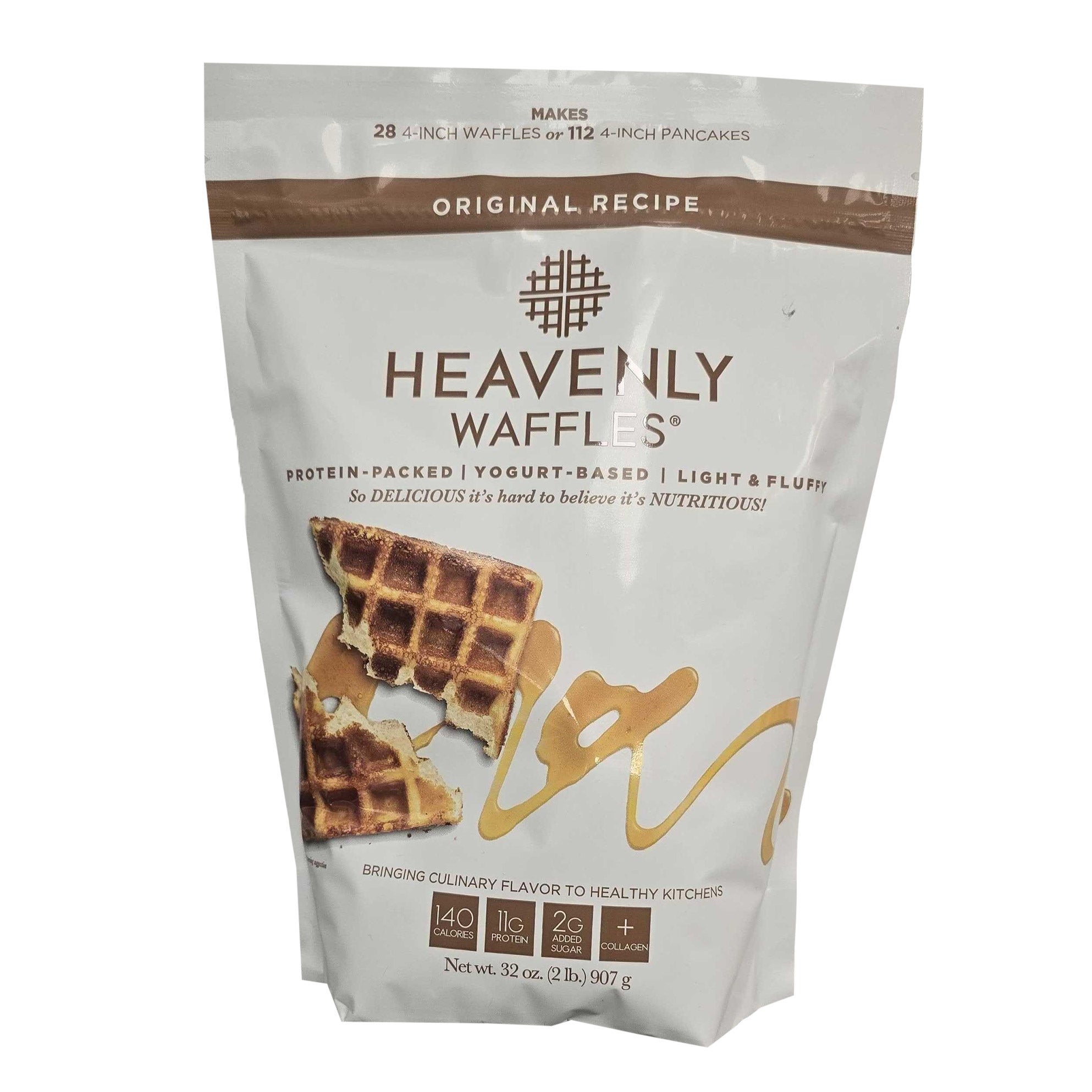 HEAVENLY WAFFLES ORIGINAL WAFFLE MIX 2 LBS - Image 1