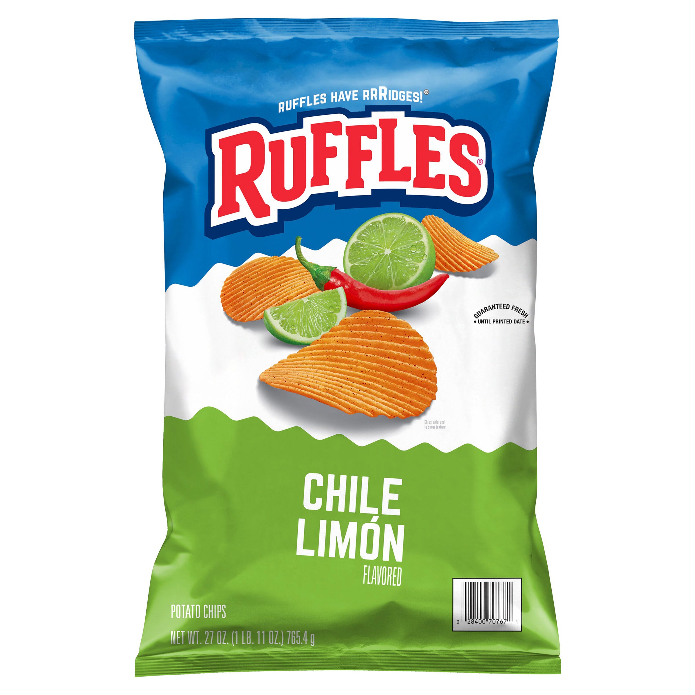 RUFFLES CHILE LIMON 27 OZ