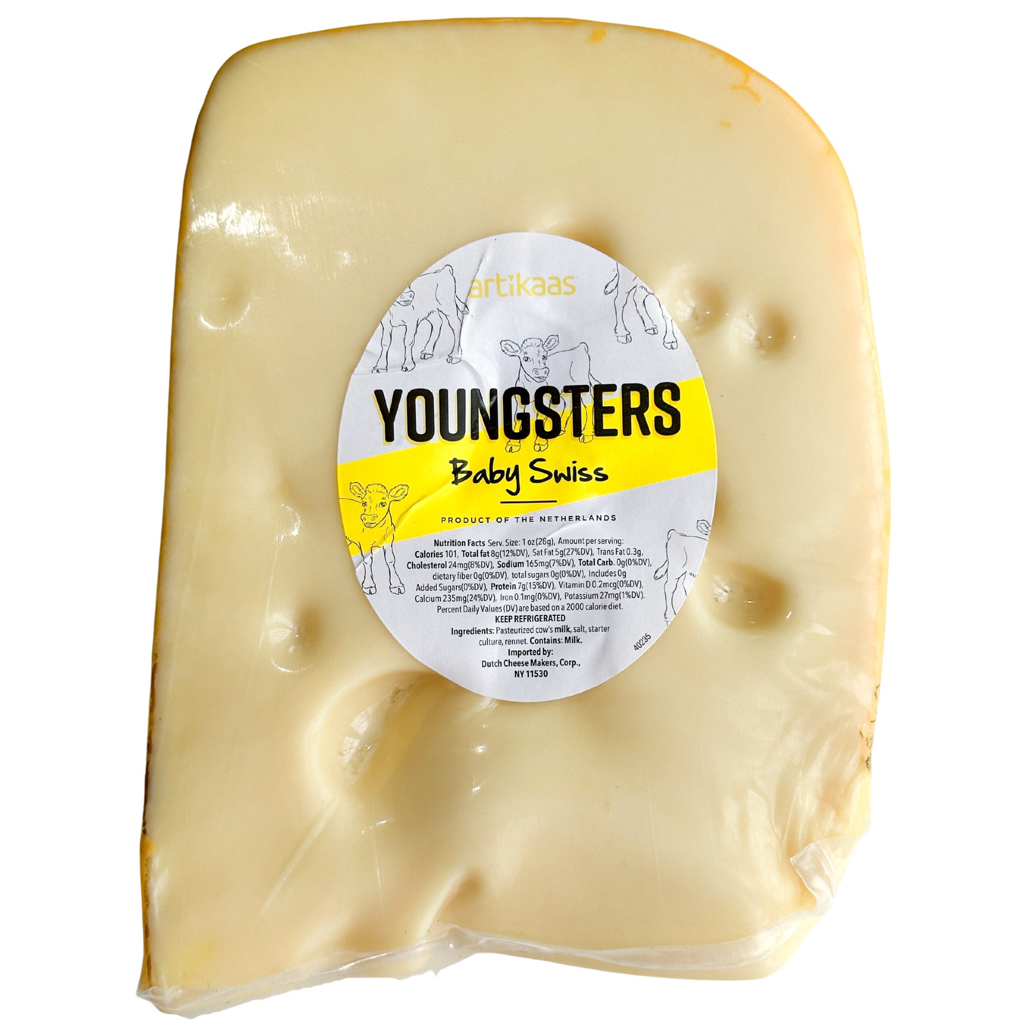 ARTIKAAS YOUNGSTERS BABY SWISS PRICE PER POUND