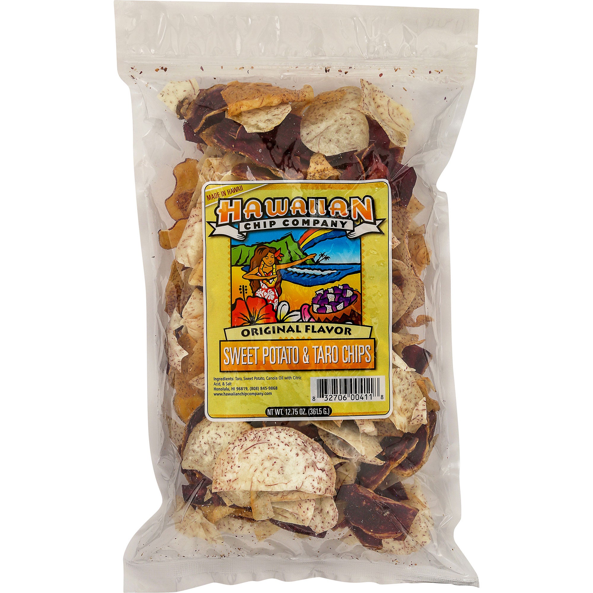 HAWAIIAN CHIP COMPANY SWEET POTATO & TARO 12.75 OZ