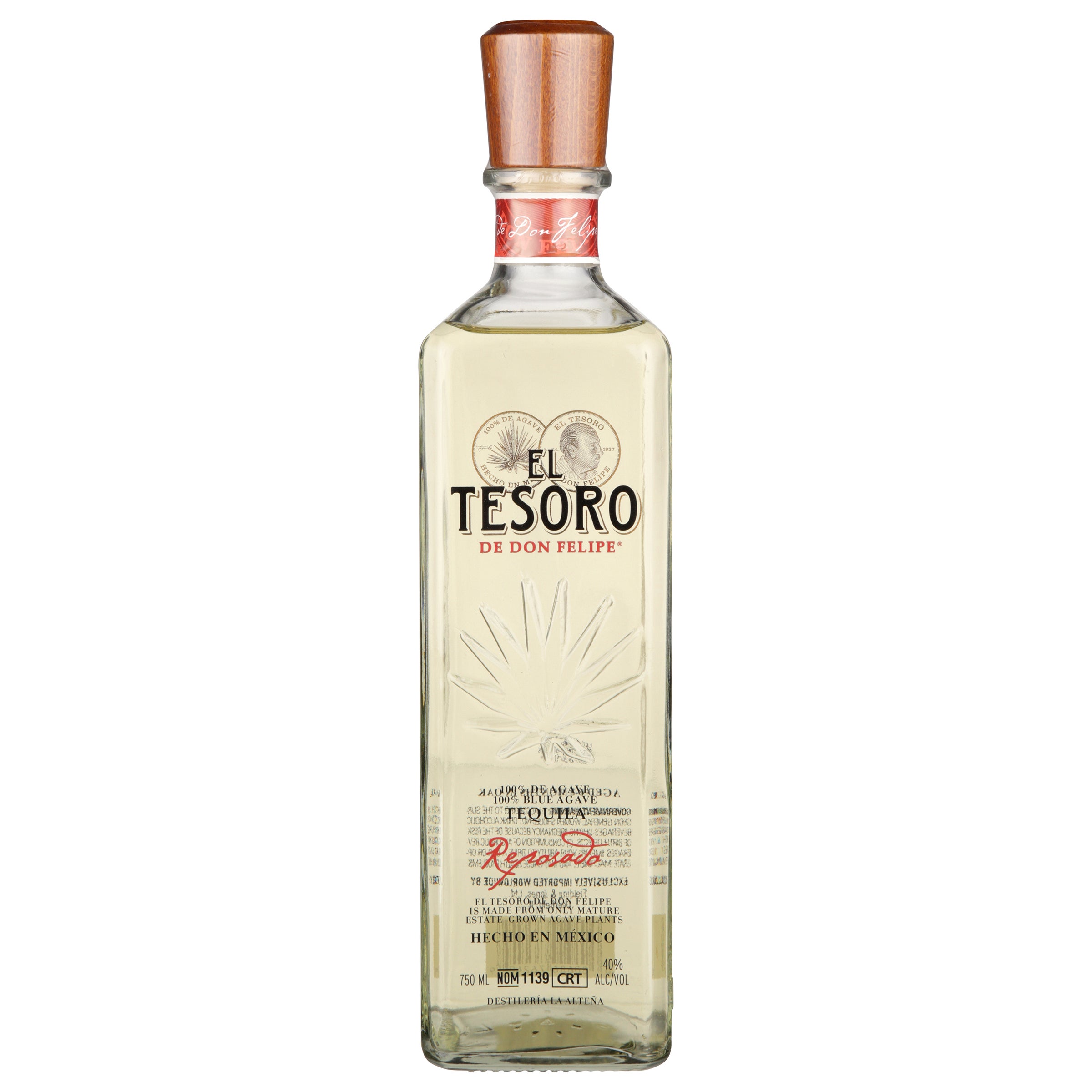 EL TESORO REPOSADO 100% AGAVE MEXICO 750ML