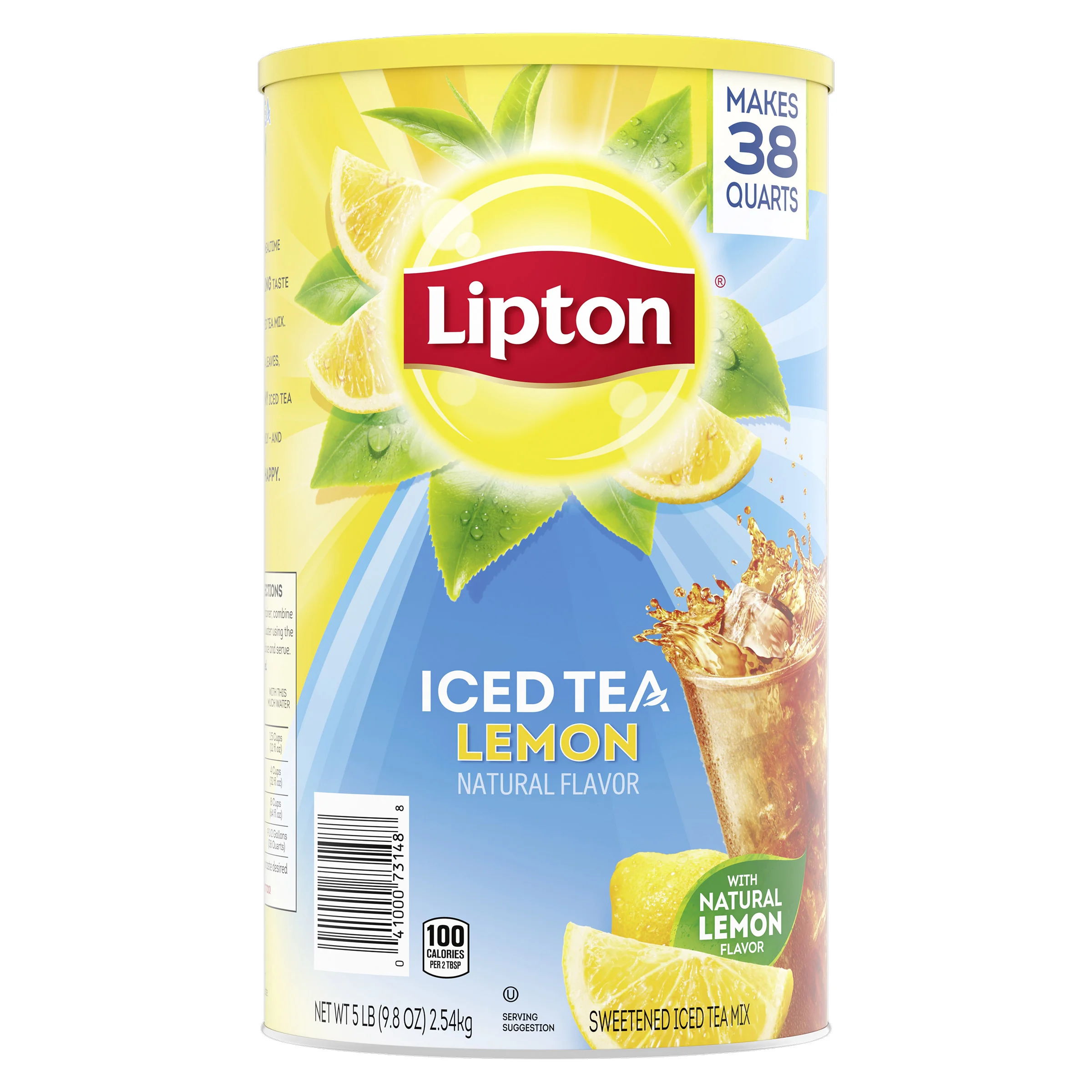 LIPTON ICED TEA MIX MAKES 38 QUARTS - Image 1