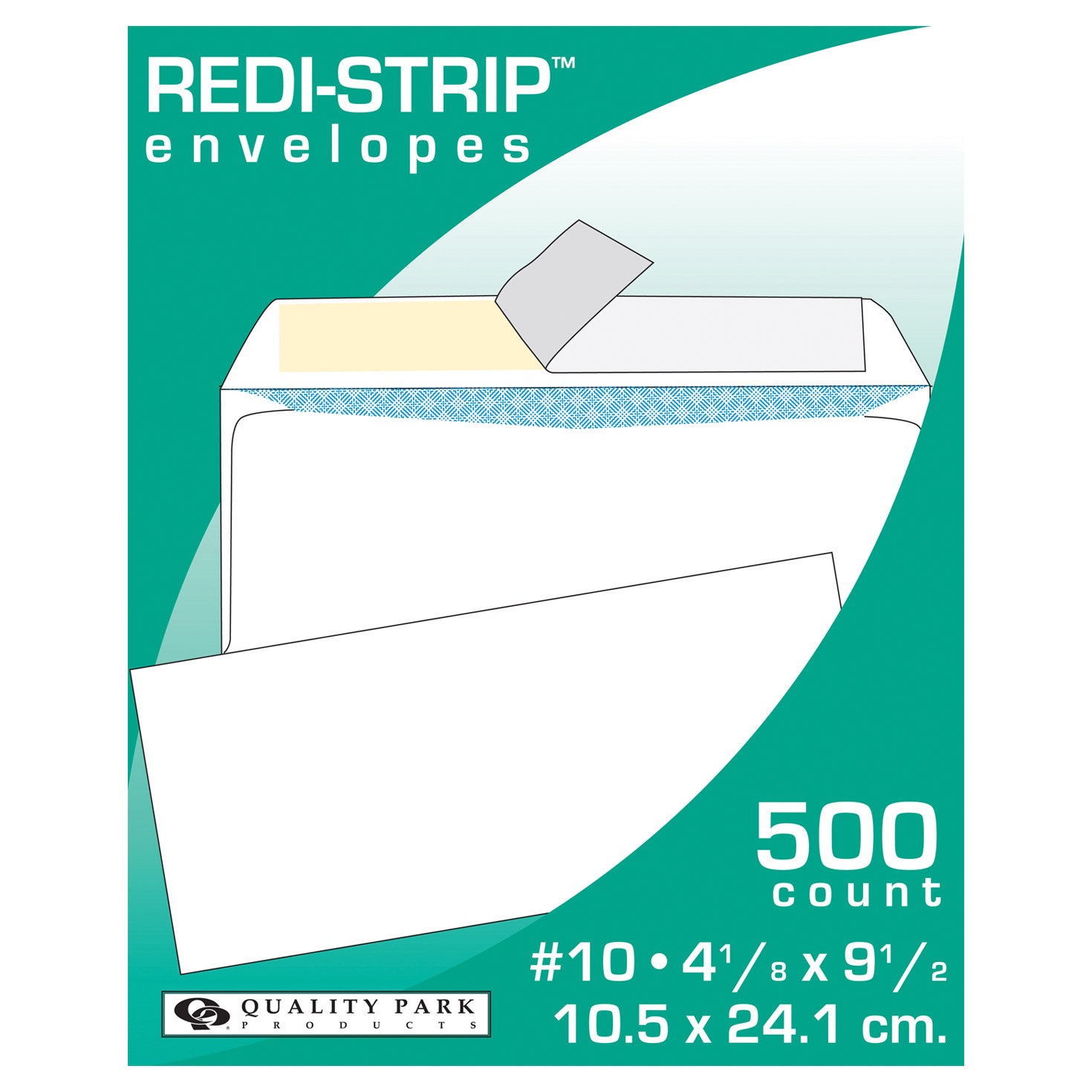 QUALITY PARK #10 PEEL&SEAL SECURITY ENVELOPE 500 CT