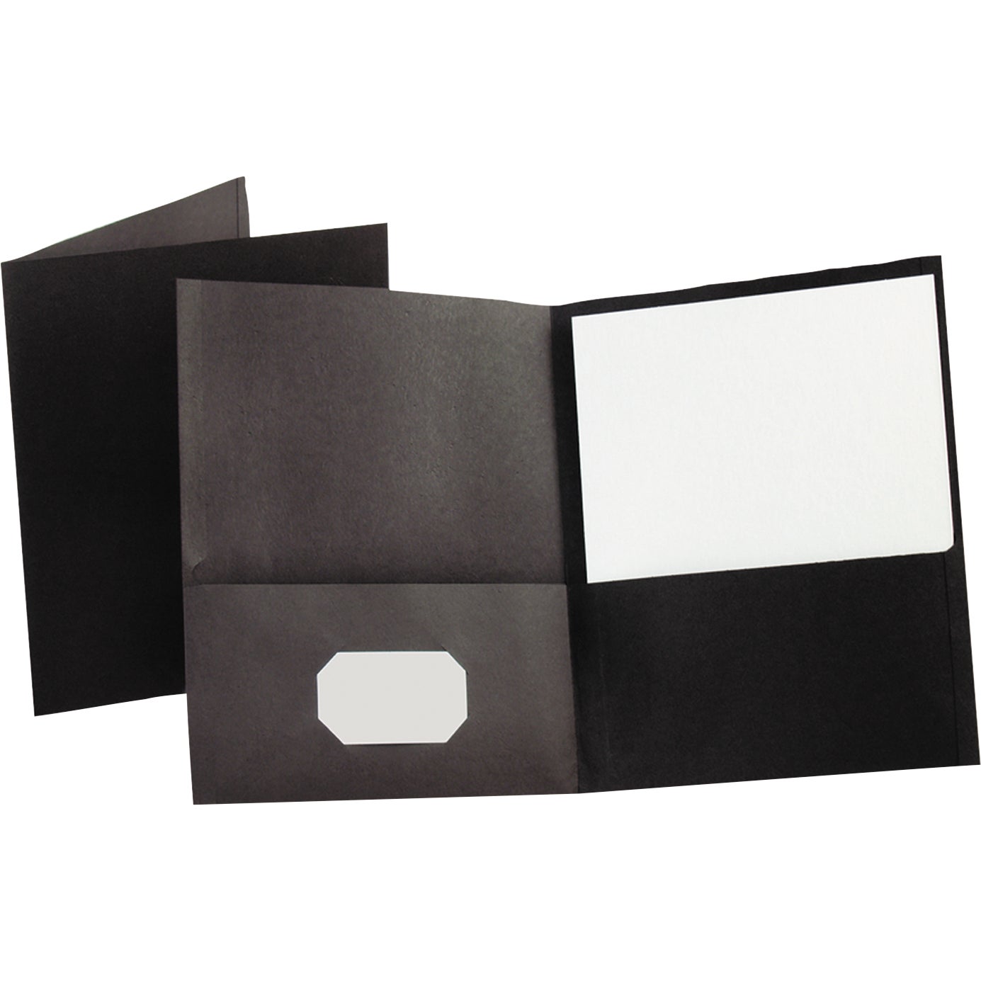 OXFORD 2 POCKET PORTFOLIO OXF57506KT BLK 50CT