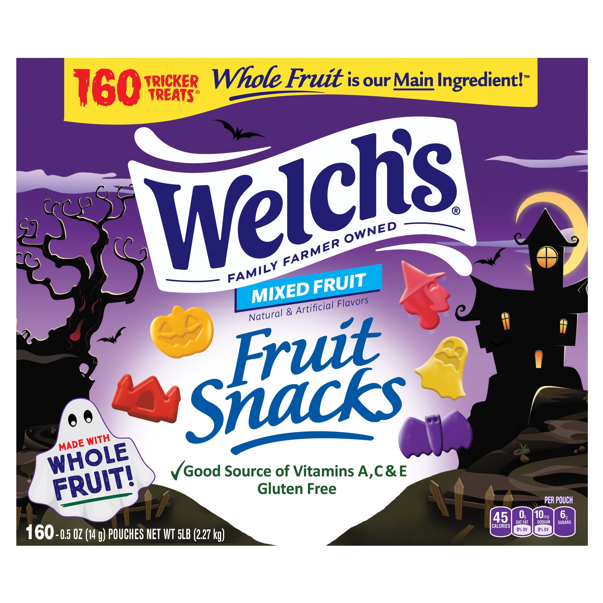 WELCH'S HALLOWEEN FRUIT SNACKS 160 COUNT BOX - Image 1