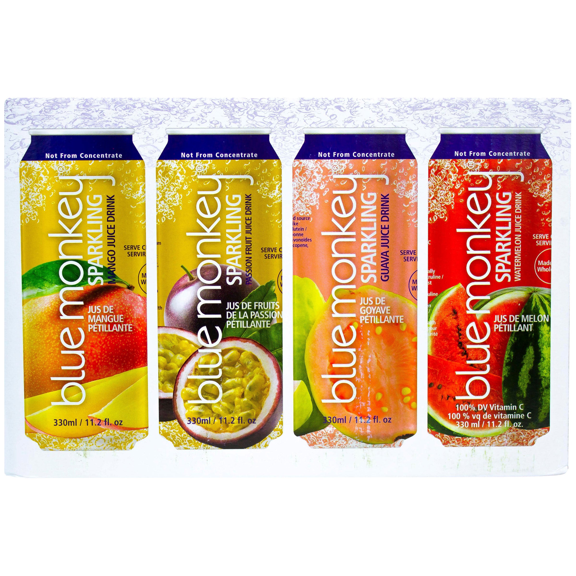 BLUE MONKEY SPARKLING TROPICAL JUICE 16/11.2 OZ