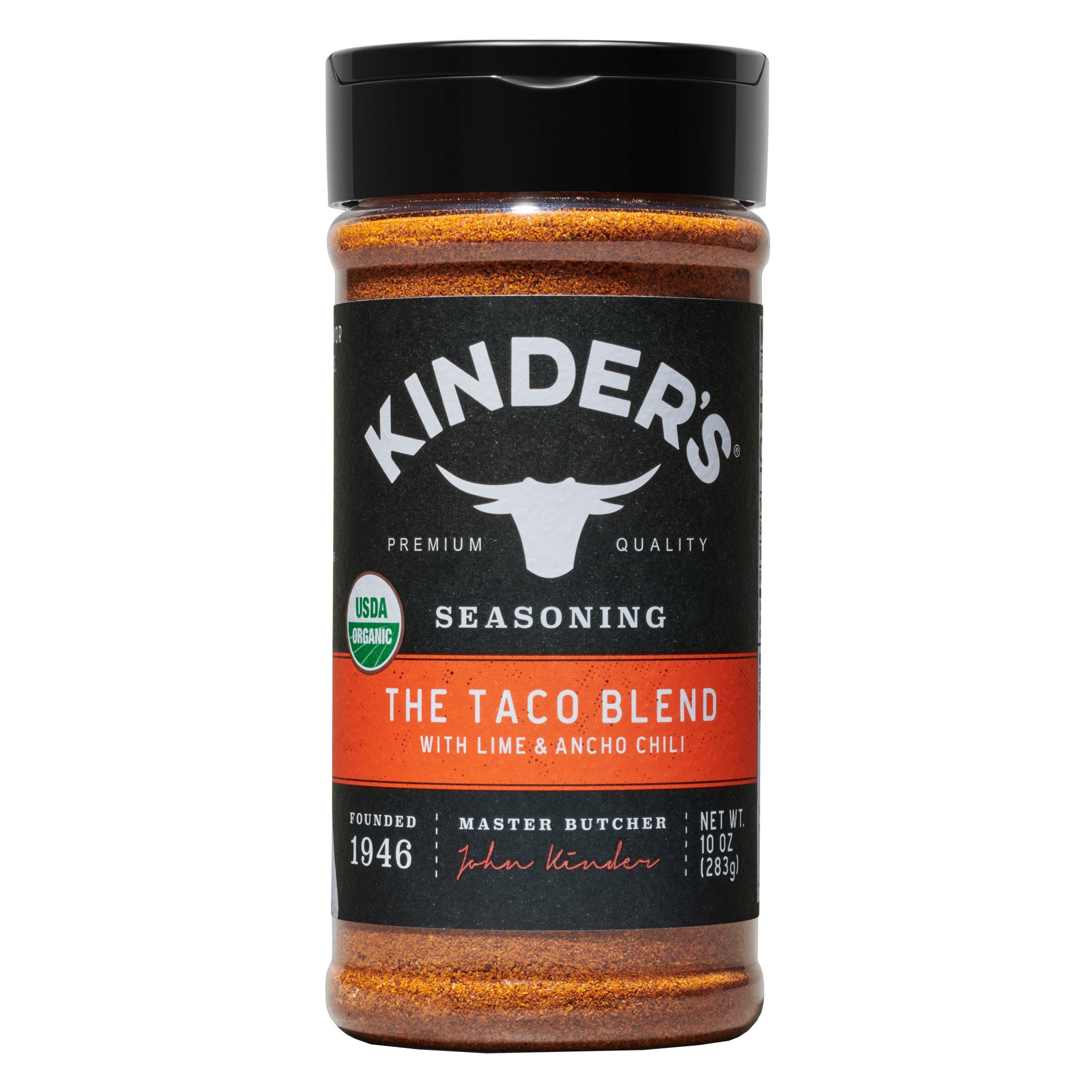 KINDER'S ORGANIC TACO SEASONING 10 OZ - Image 1