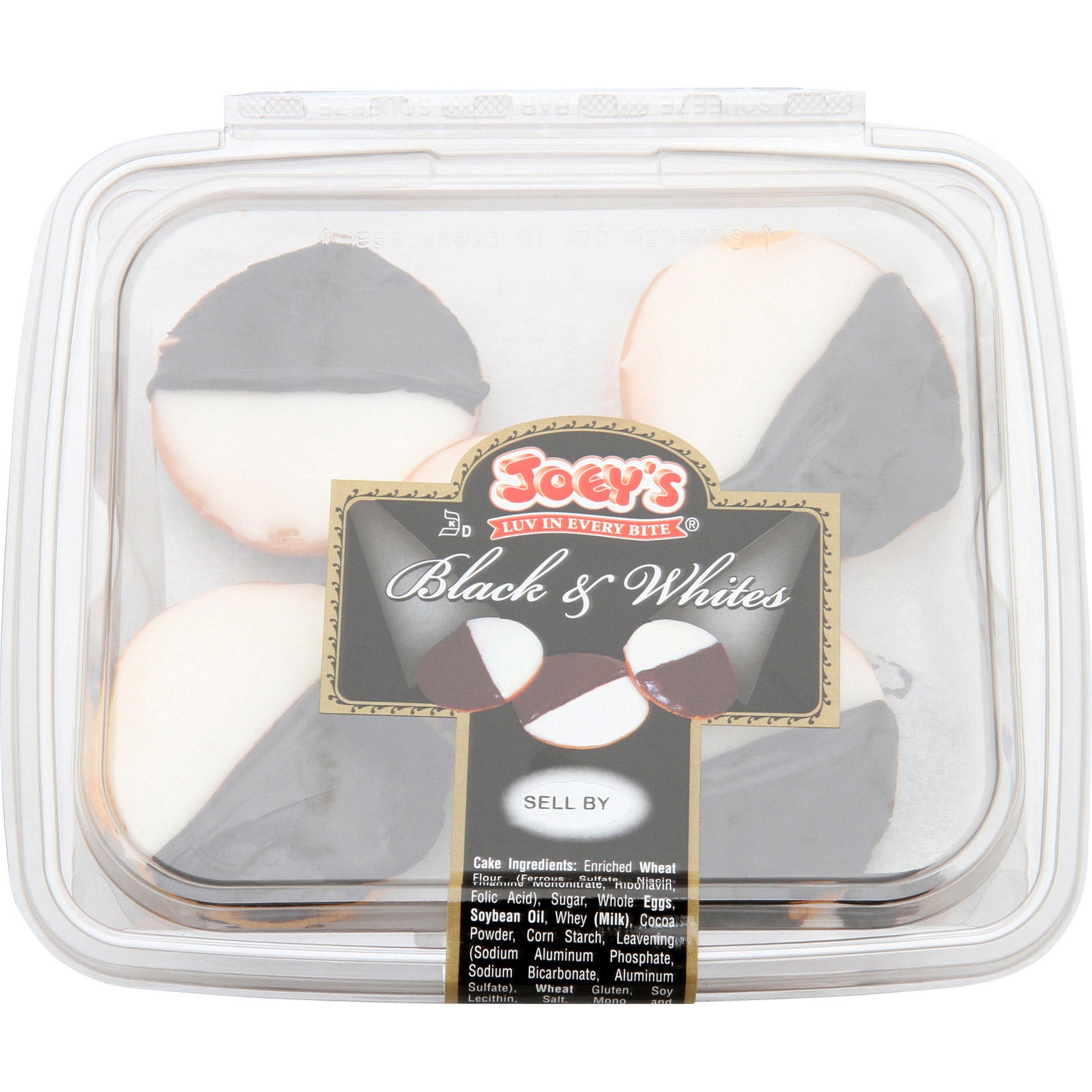 JOEY'S BLACK & WHITE COOKIES 24 OZ