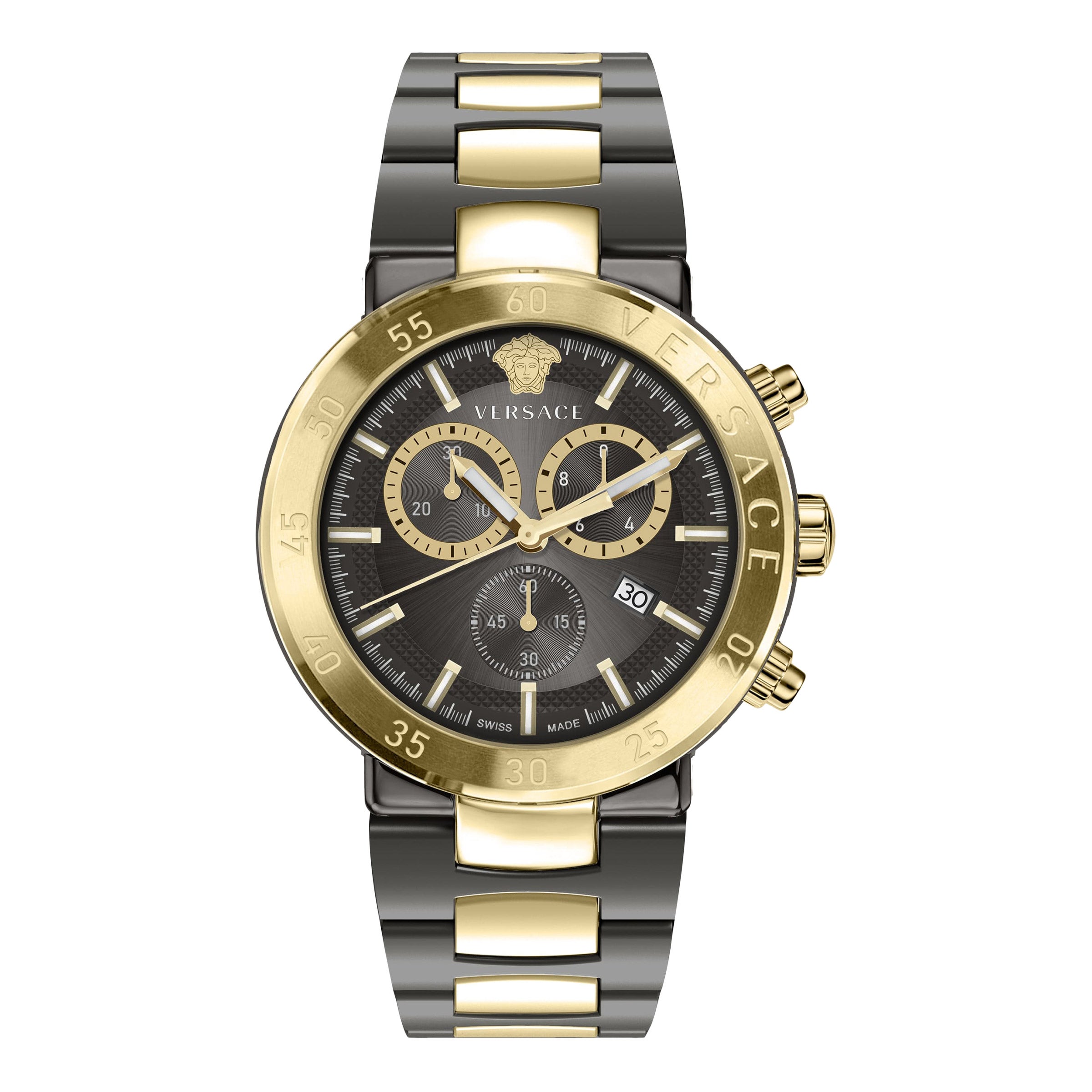 VERSACE URBAN MYSTIQUE GOLD-TONE CASE MEN'S QUARTZ WATCH