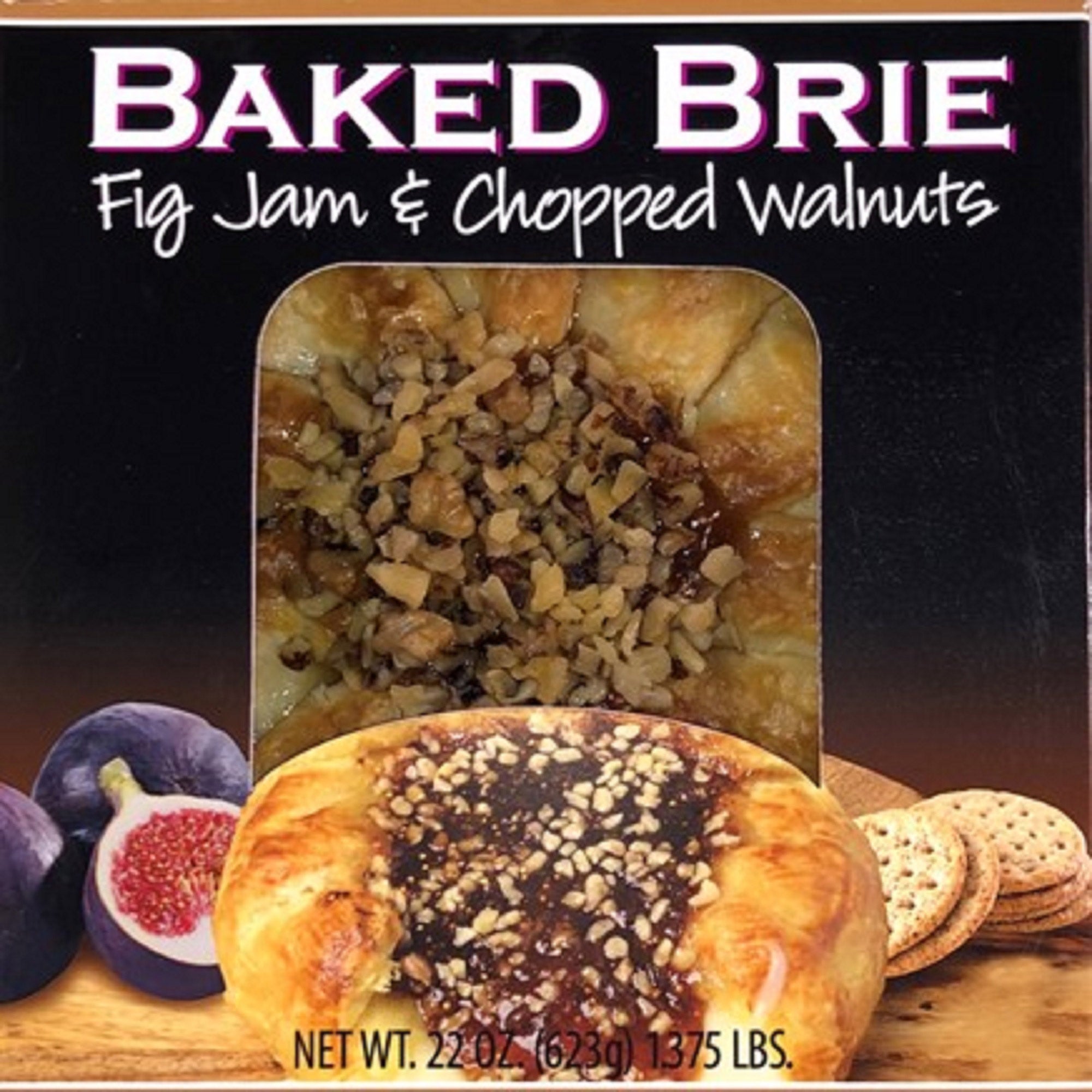 FOTIS FINE FOODS BAKED BRIE FIG/WALNUT 22 OZ