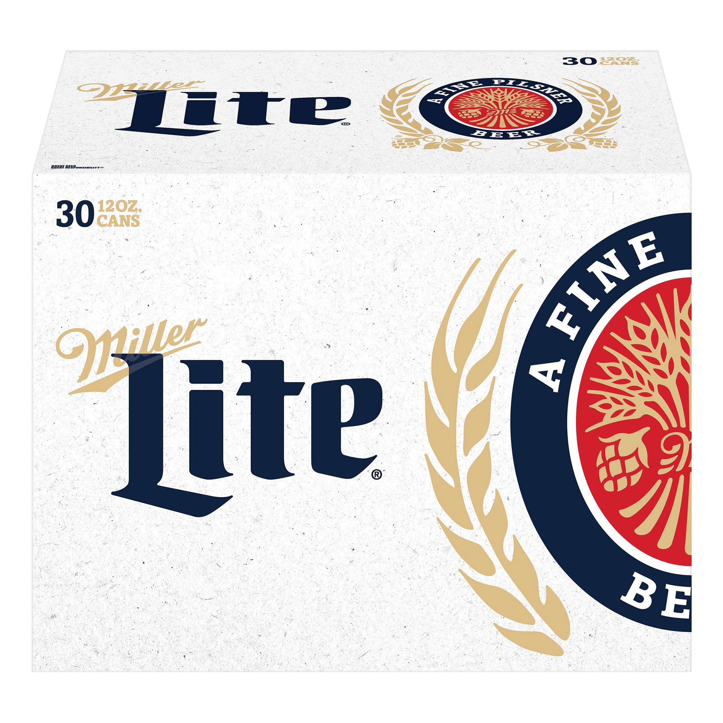 MILLER LITE AMERICAN PILSNER 30/12 OZ CAN